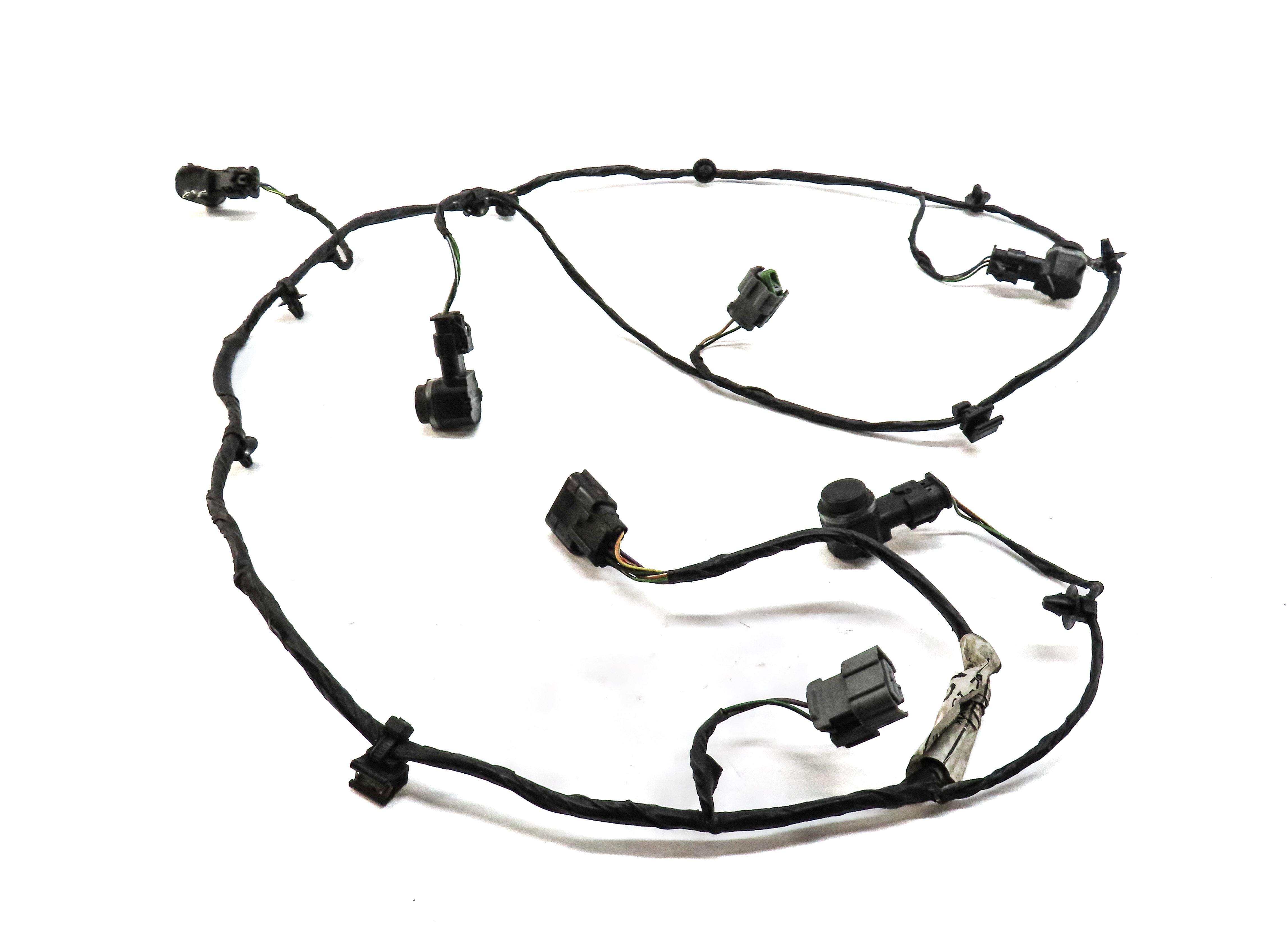 2013 LAND RANGE ROVER EVOQUE (L538) REAR PARK ASSIST PDC SENSOR SET 4 w/ HARNESS — exact item pictured