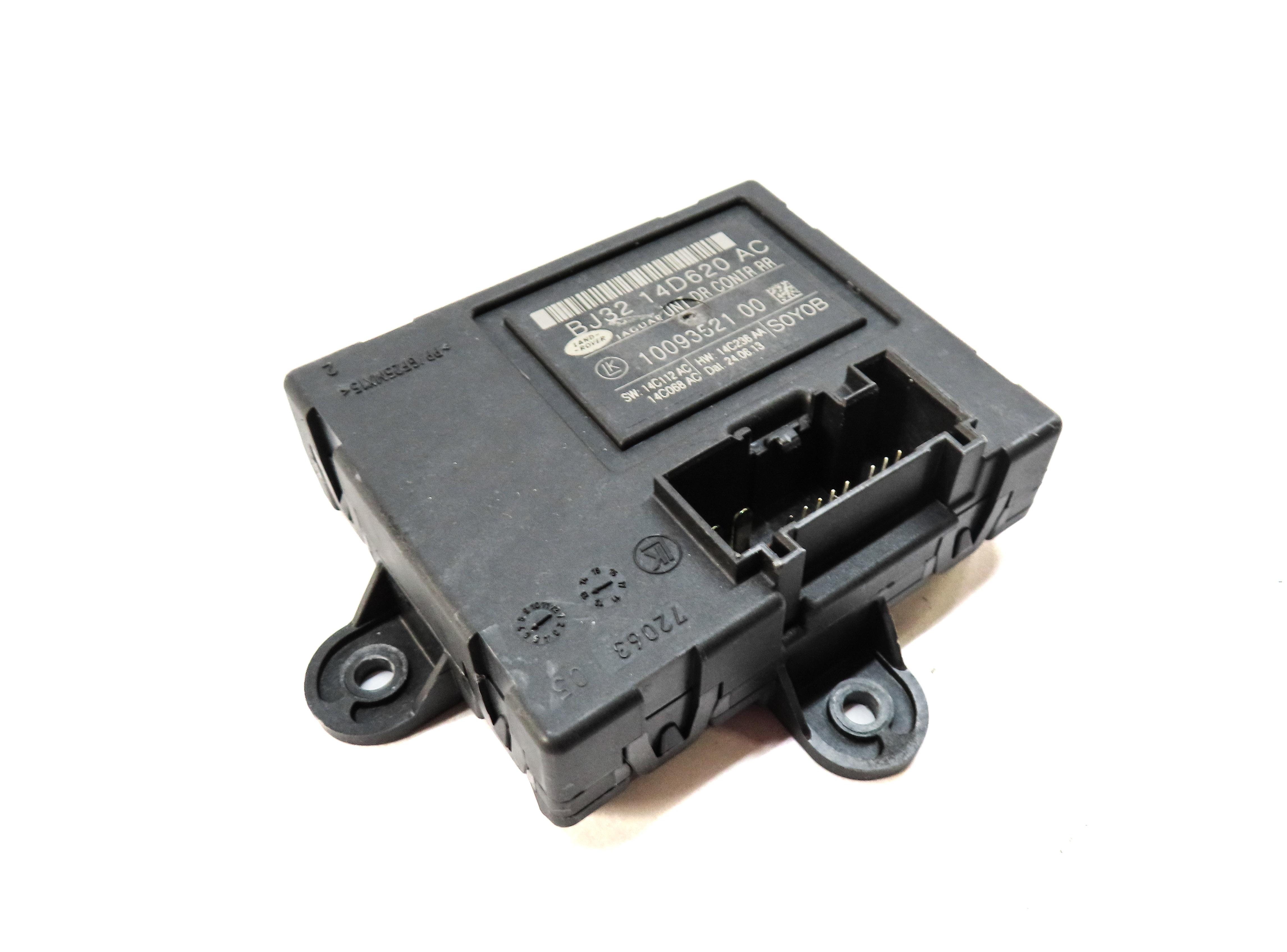 2013 LAND RANGE ROVER EVOQUE (L538) REAR RIGHT DOOR CONTROL MODULE BJ3214D620AC — exact item pictured