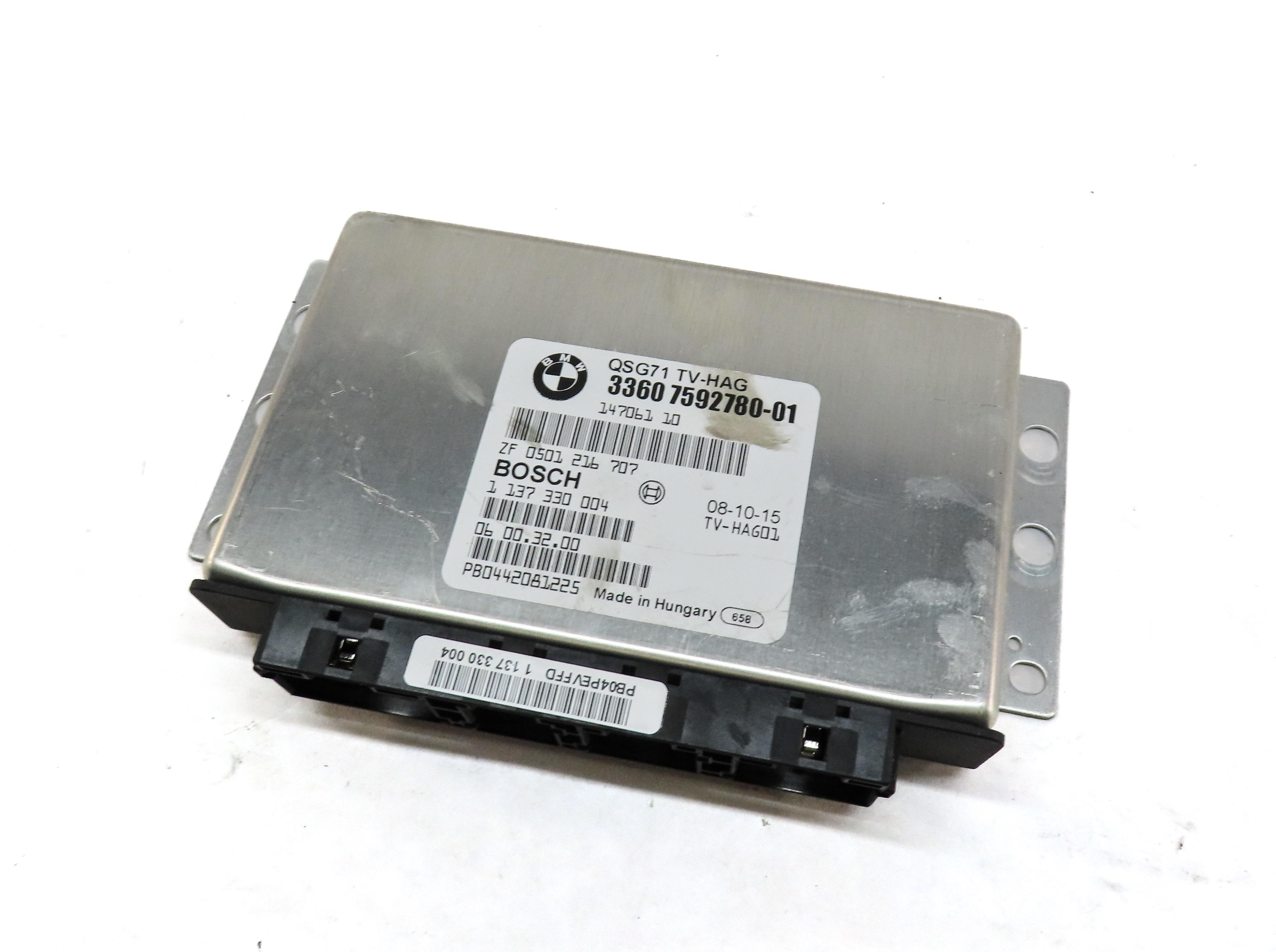 2010-2014 BMW X5M X6 X6M ///M (E70 E71) REAR LOCKING DIFFERENTIAL CONTROL MODULE — exact item pictured
