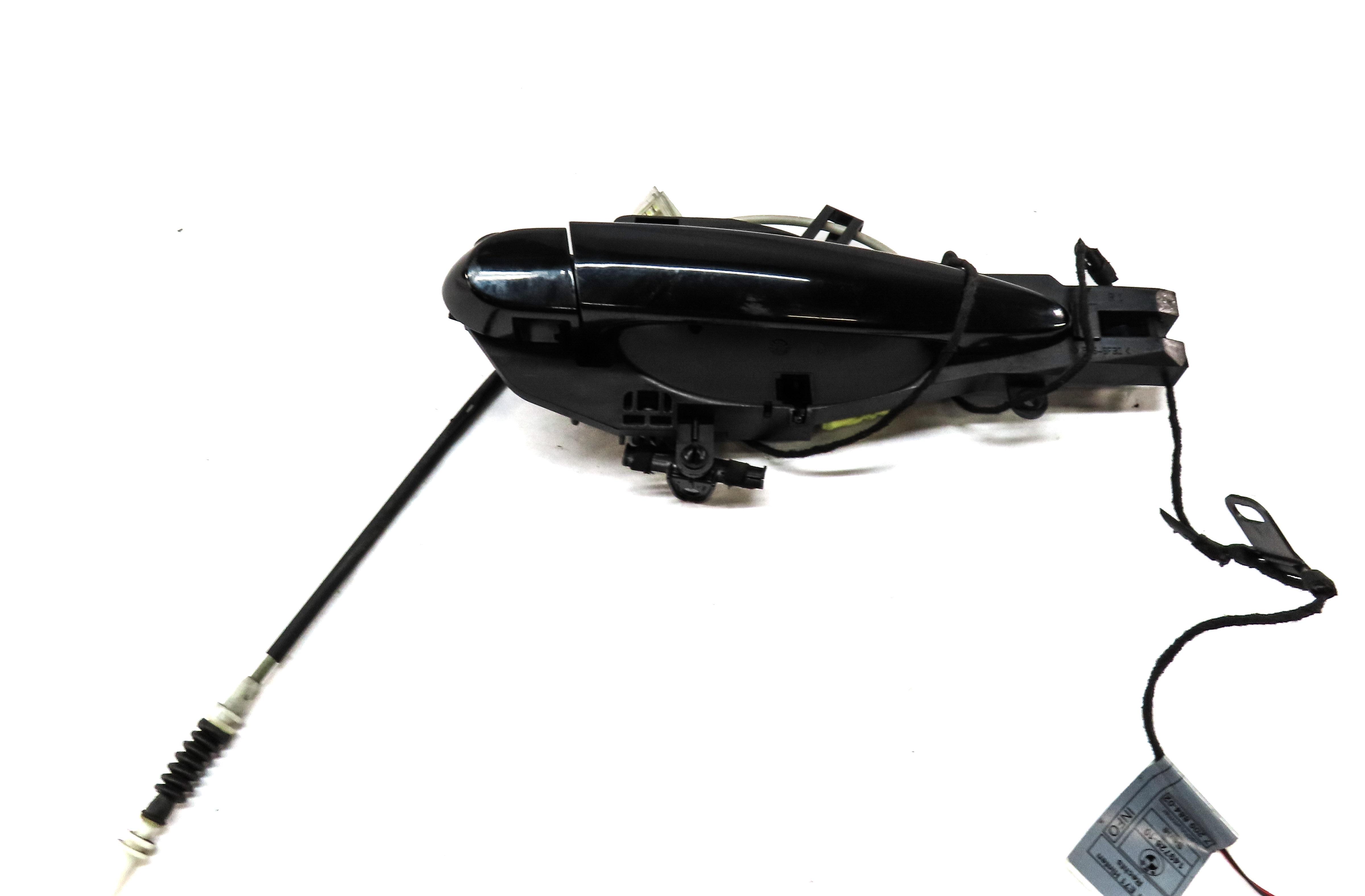 08-14 BMW X5 X5M X6 X6M E70 E71 RIGHT REAR COMFORT ACCESS DOOR HANDLE (BLACK 2) — exact item pictured