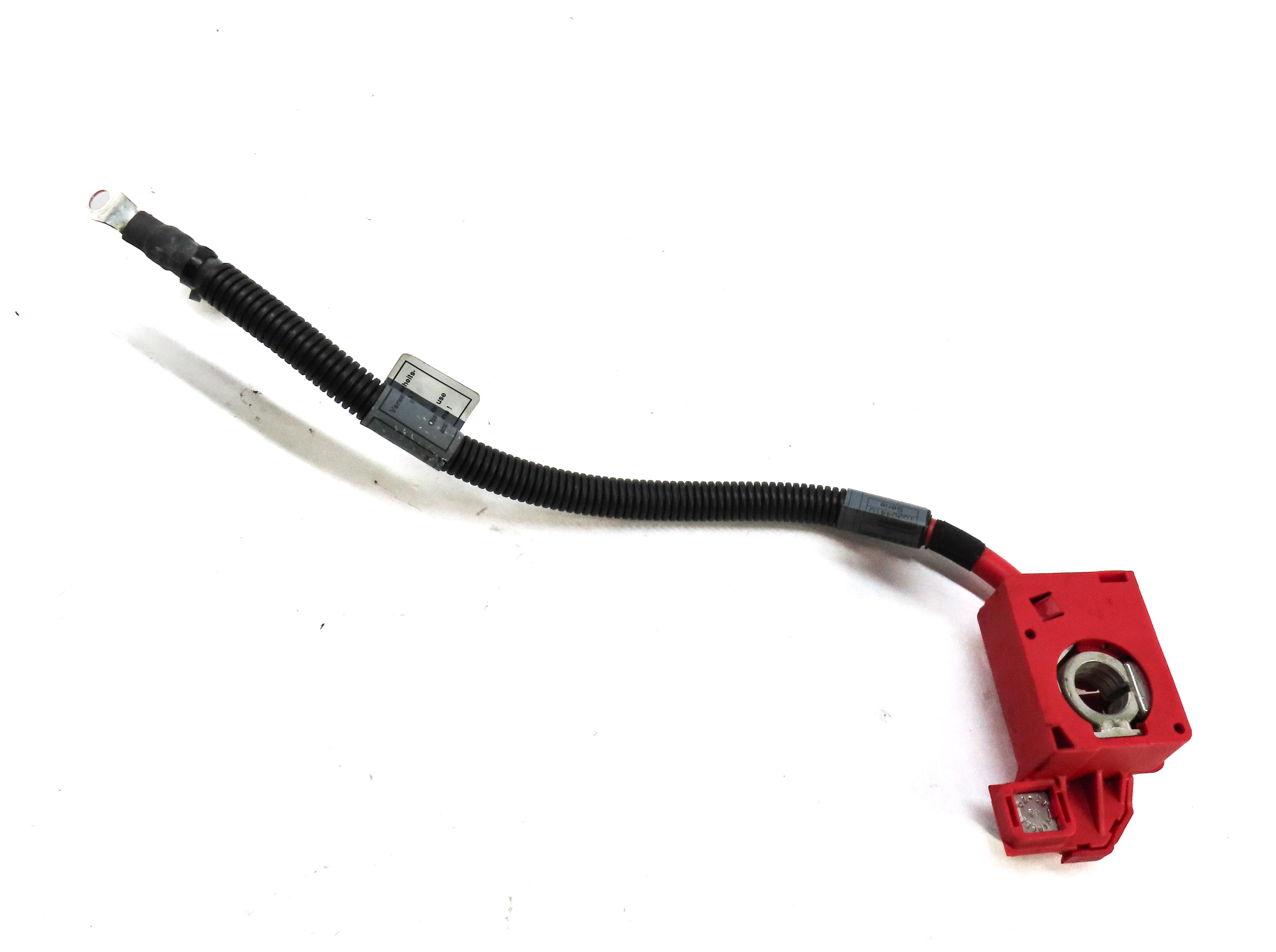 2009 BMW X6 (E71) POSITIVE BATTERY CABLE w/ SRS BLOW OUT FUSE TERMINAL 9115449 — exact item pictured
