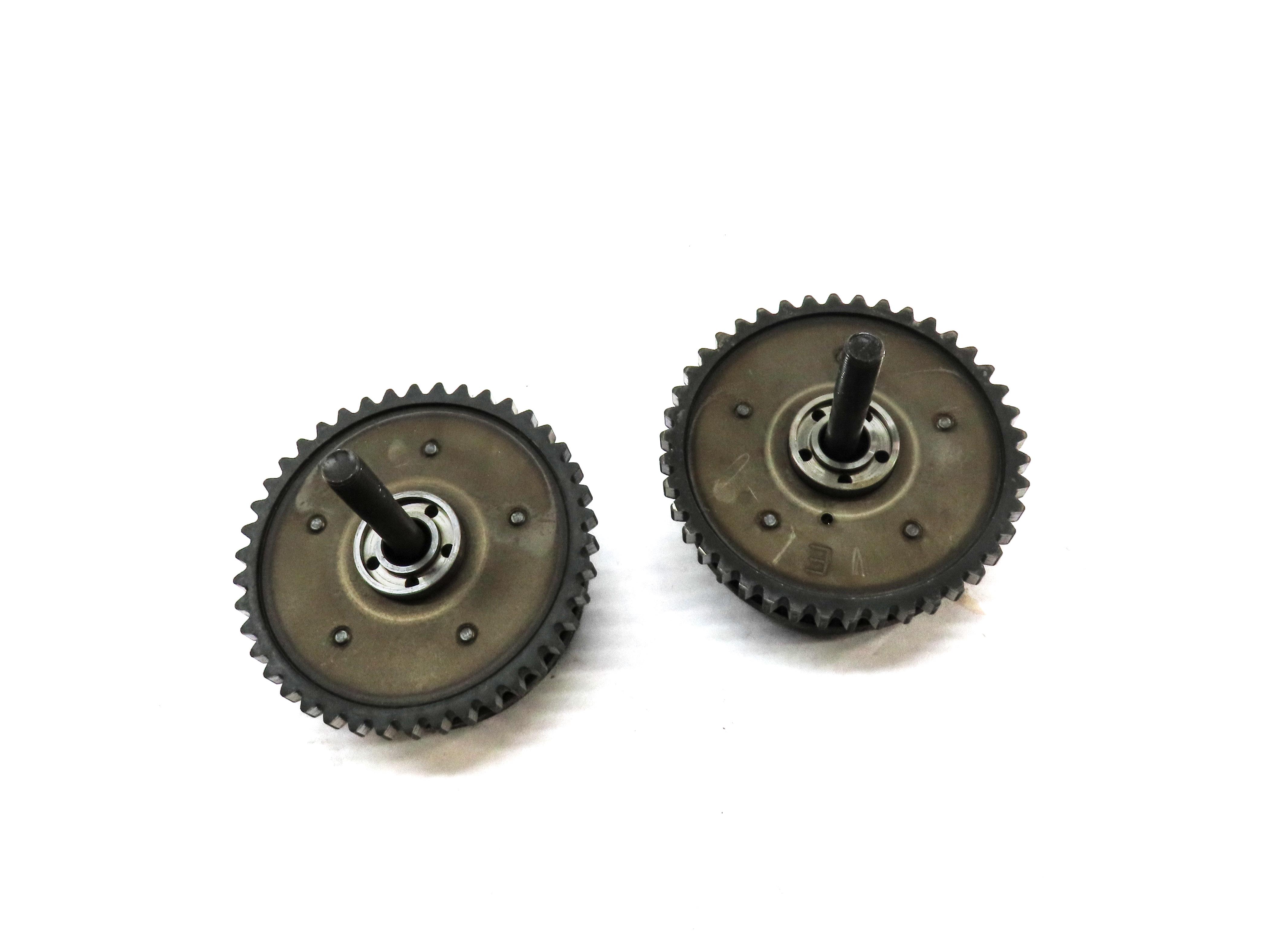 08-14 BMW 5 7 X5 X6 F01 E70 F10 E71 4.4L TURBO LEFT CAMSHAFT TIMING GEAR SET 2 — exact item pictured