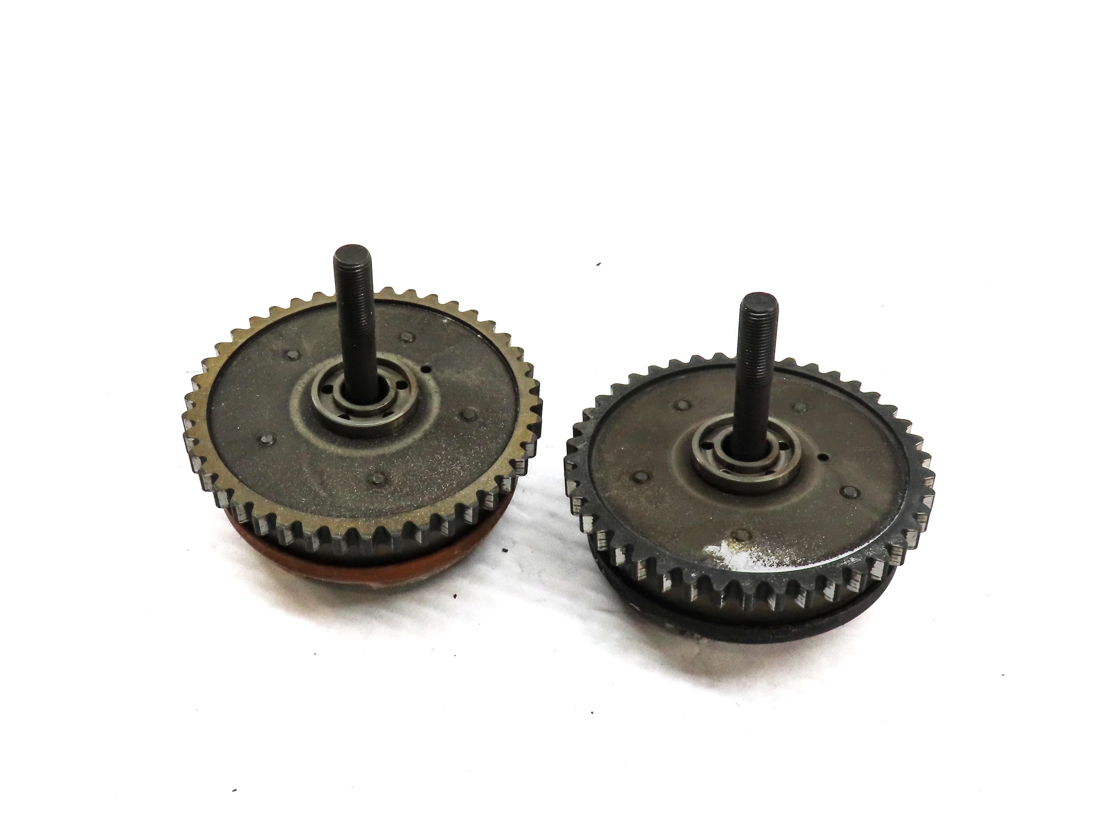 08-14 BMW 5 7 X5 X6 (F01 E70 F10 E71) 4.4L TURBO RIGHT HEAD TIMING GEAR SET 2 — exact item pictured