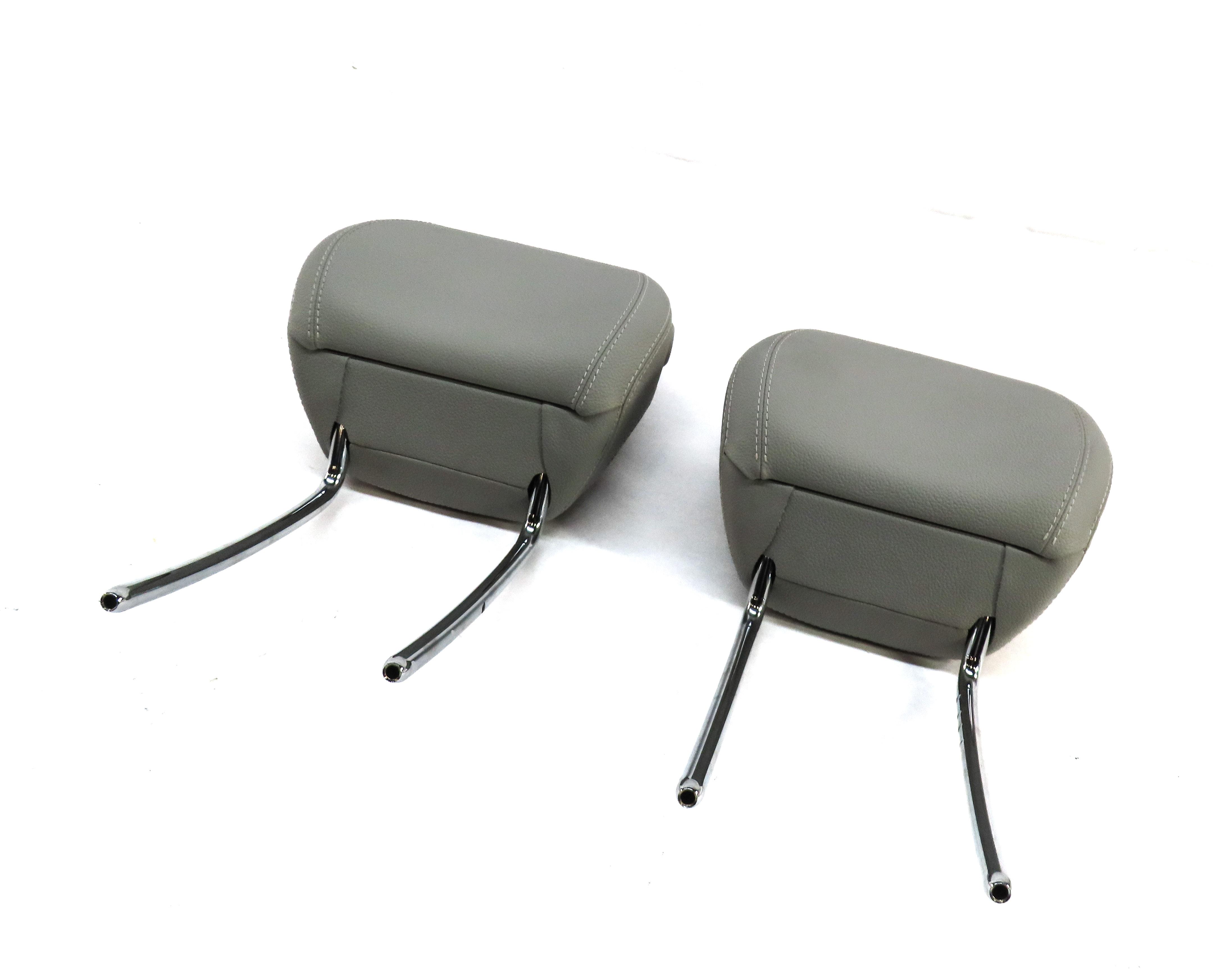 12-13 ML GL CLASS W166 X166 FRONT LEFT DRIVER RIGHT PASSENGER SEAT HEADREST GRAY — exact item pictured