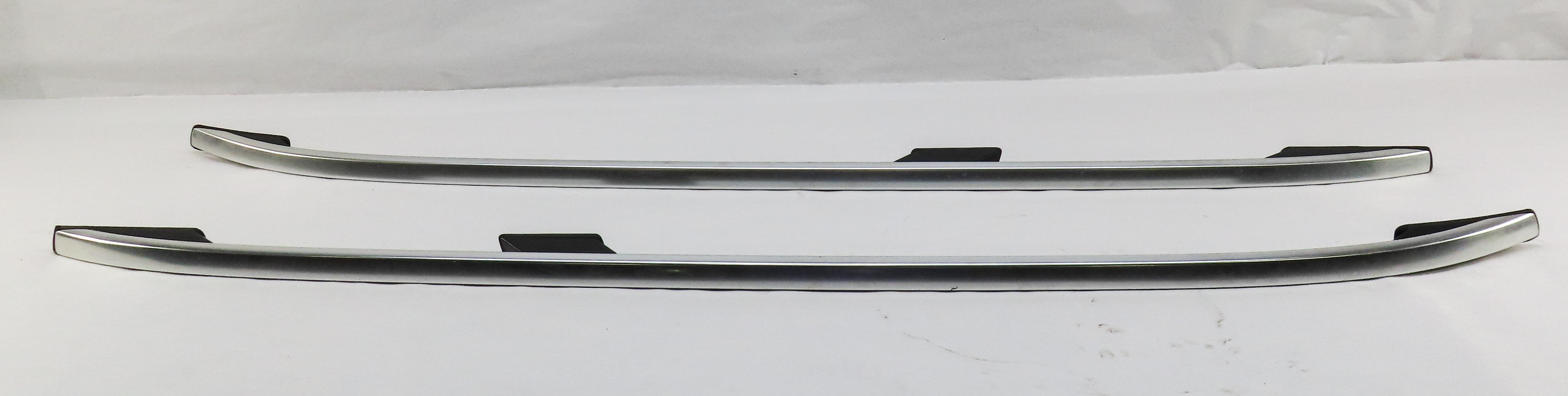 2012 MERCEDES ML350 (W166) TOP LEFT & RIGHT ROOF RACK RAIL SET 2 (SILVER) — exact item pictured