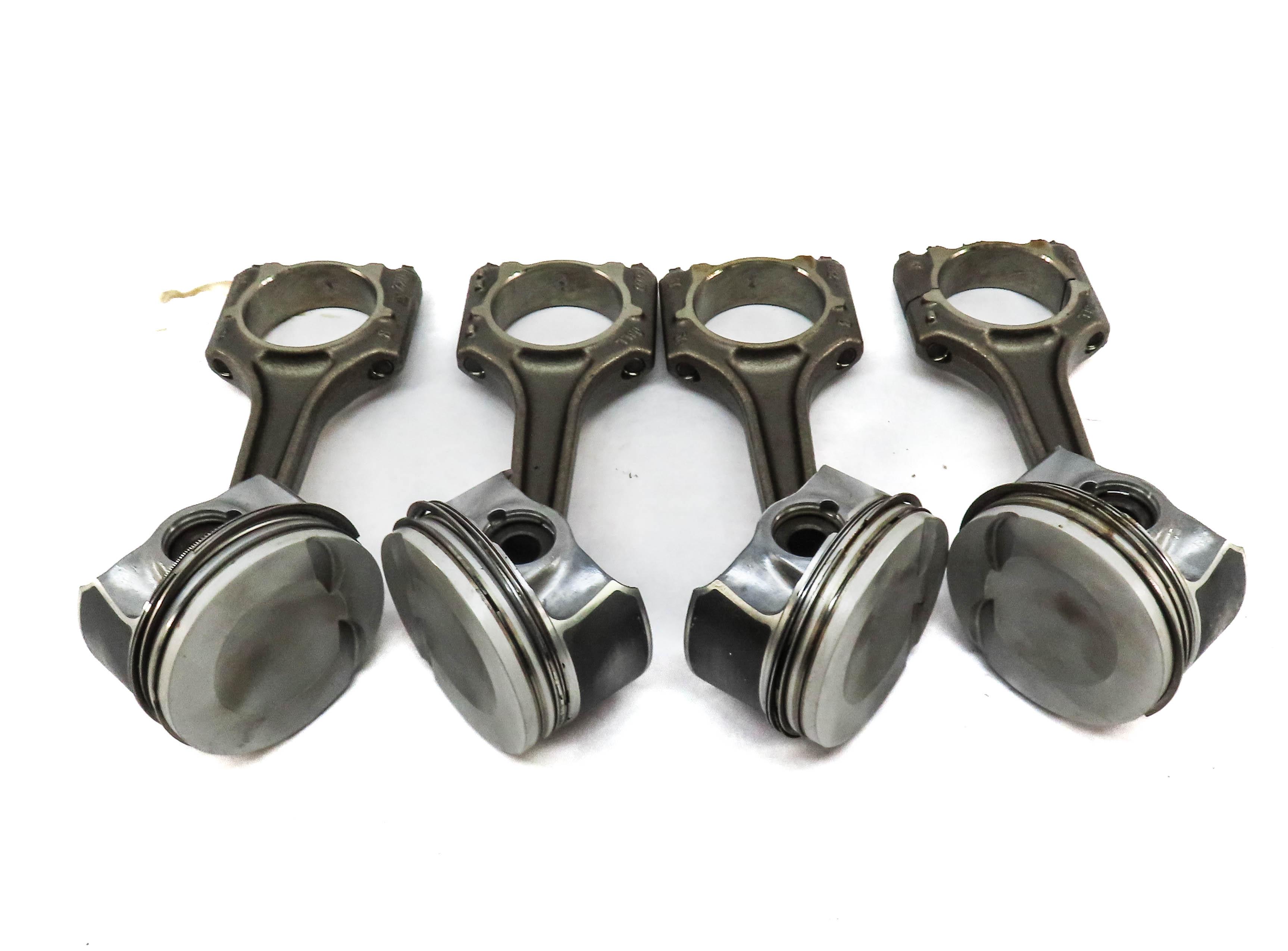 11-18 VW / AUDI - A3 A4 A5 A6 Q5 TT BEETLE JETTA TIGUAN - 2.0L TURBO PISTON SET4 — exact item pictured