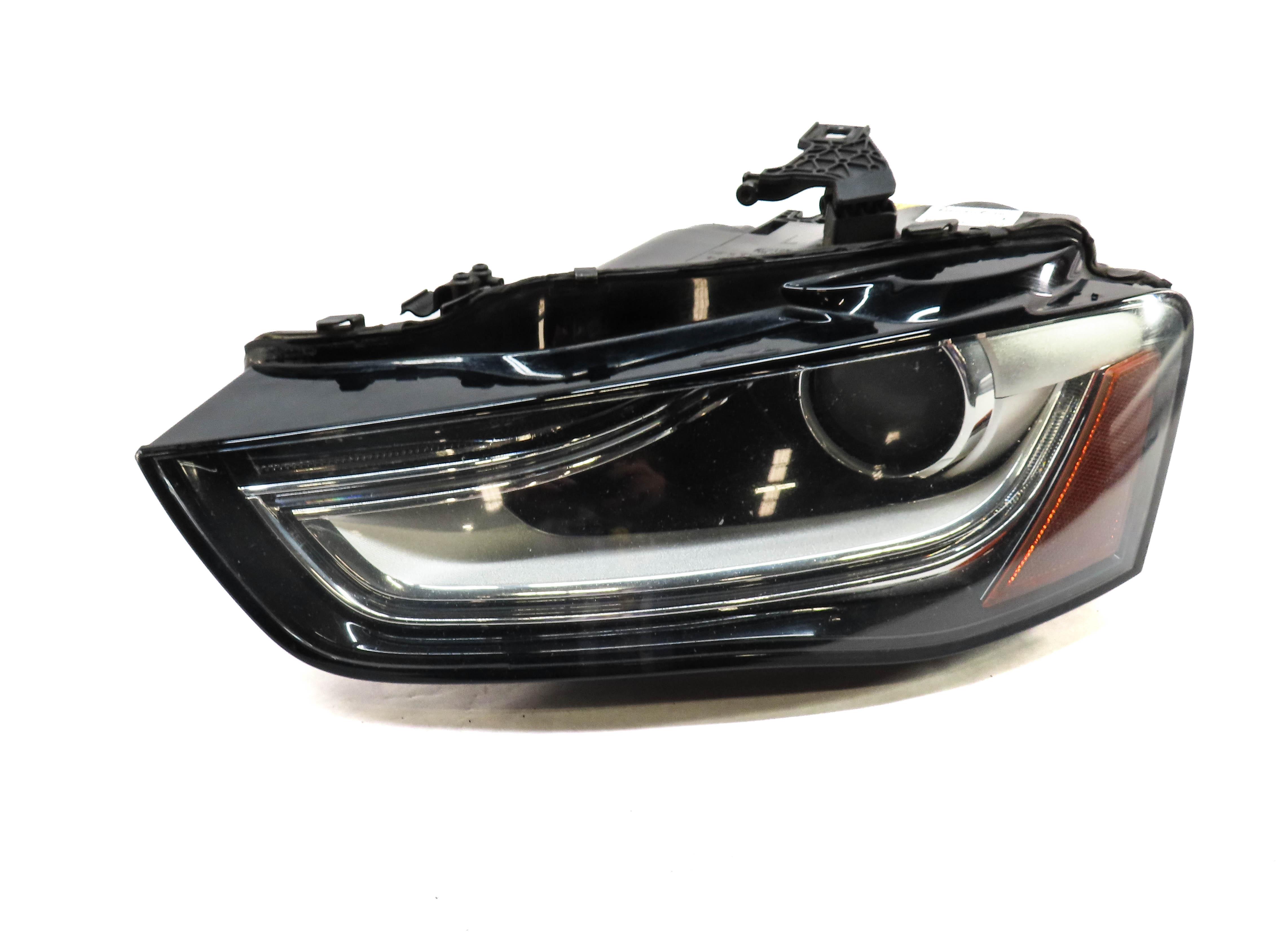 13-16 AUDI A4 S4 (B8 8K) LEFT DRIVER XENON HID HEADLIGHT LIGHT LAMP (NON AFS) — exact item pictured