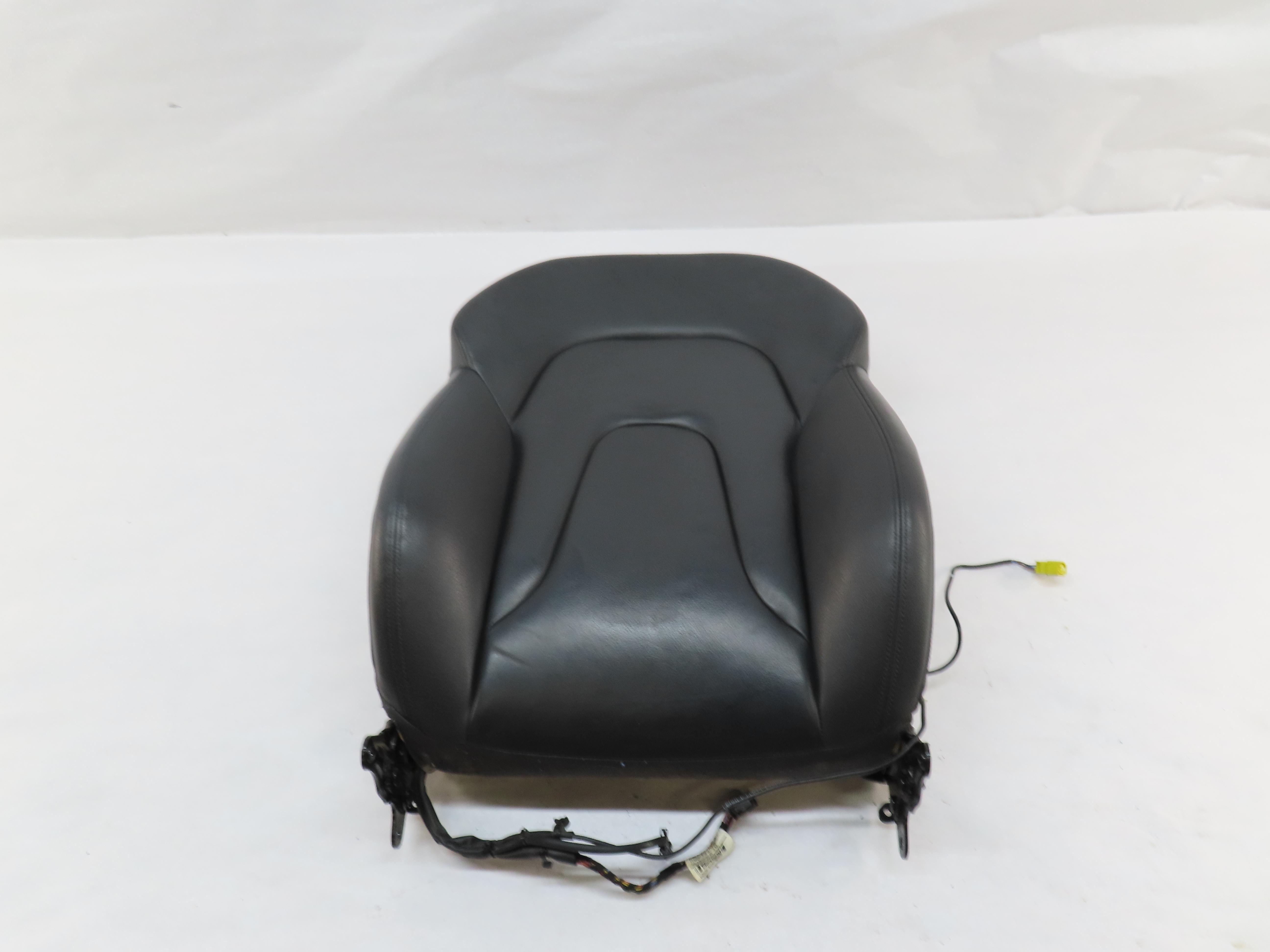 2016 AUDI A4 B8 8K FRONT RIGHT PASSENGER UPPER HEATED SPORT SEAT CUSHION (BLACK) — exact item pictured