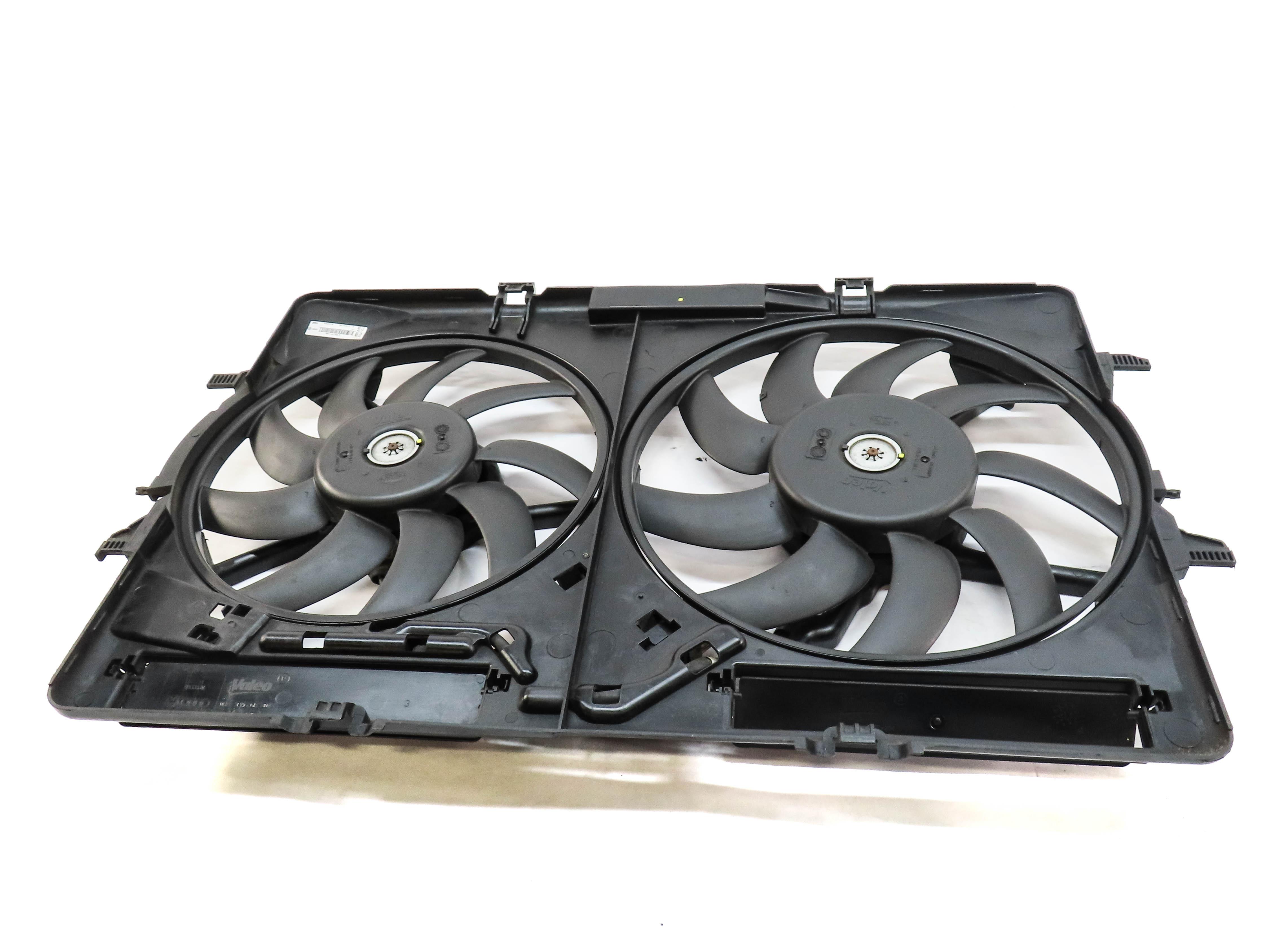 09-17 AUDI A4 A5 Q5 S4 (B8 8T 8R) 2.0L 3.0L 3.2L RADIATOR COOLING FAN w/ SHROUD — exact item pictured