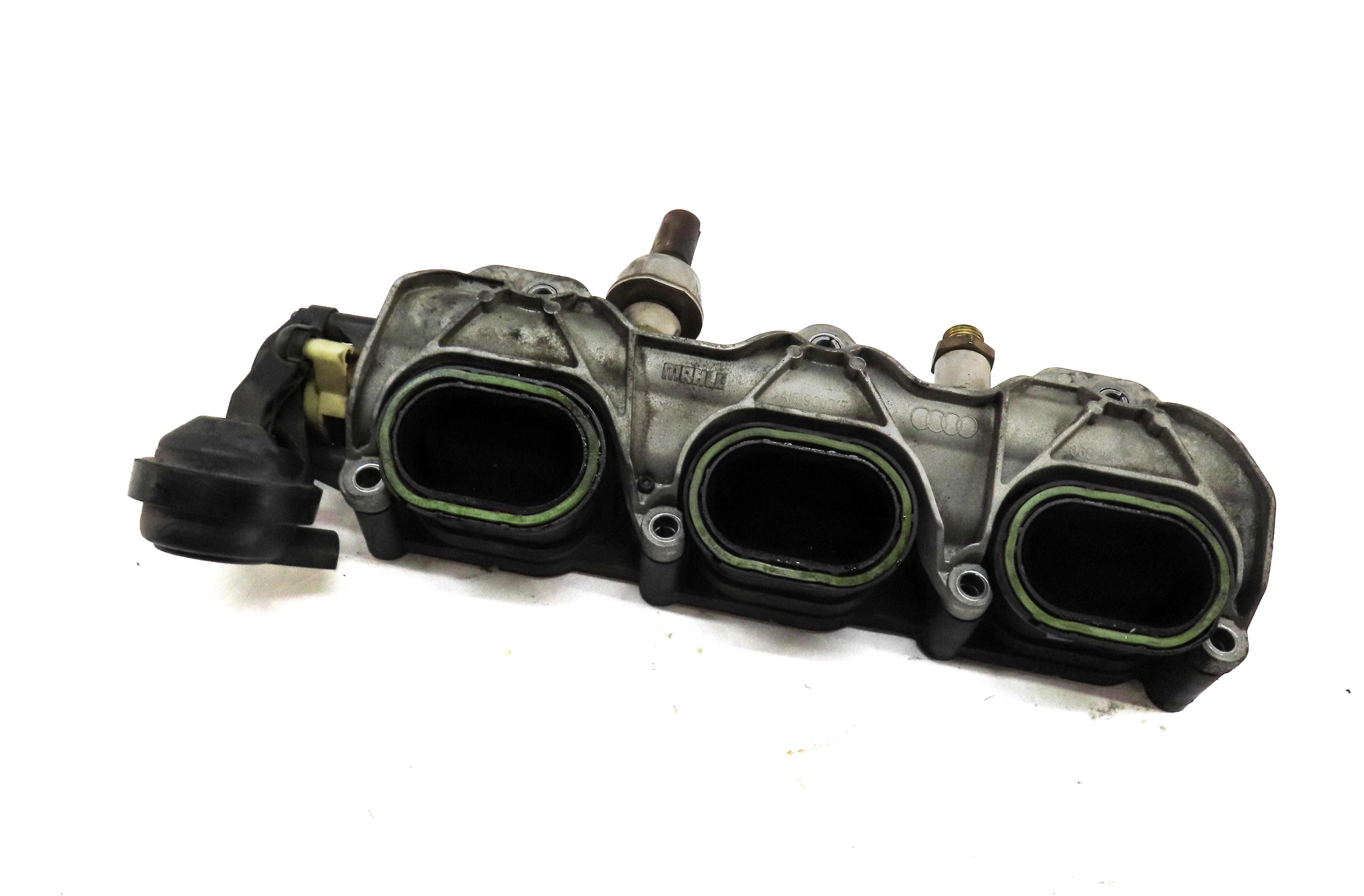2010 AUDI S4 (B8 8K) 3.0L SUPER CCBA ENGINE LEFT SIDE LOWER INTAKE MANIFOLD — exact item pictured
