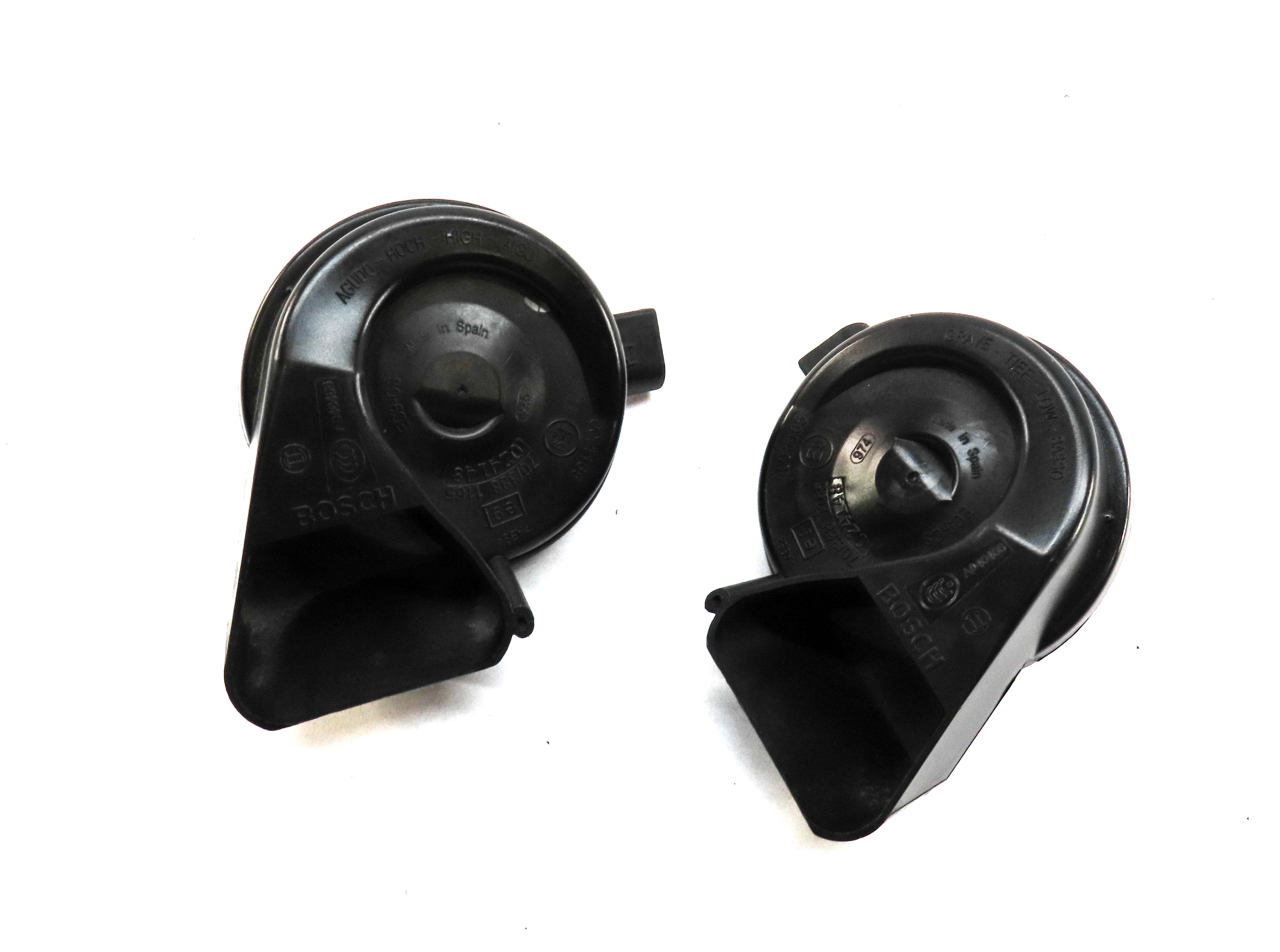 2008-2017 AUDI A4 A5 S4 S5 Q5 (B8 8K 8R 8T) HIGH & LOW TONE SAFETY HORN SET — exact item pictured