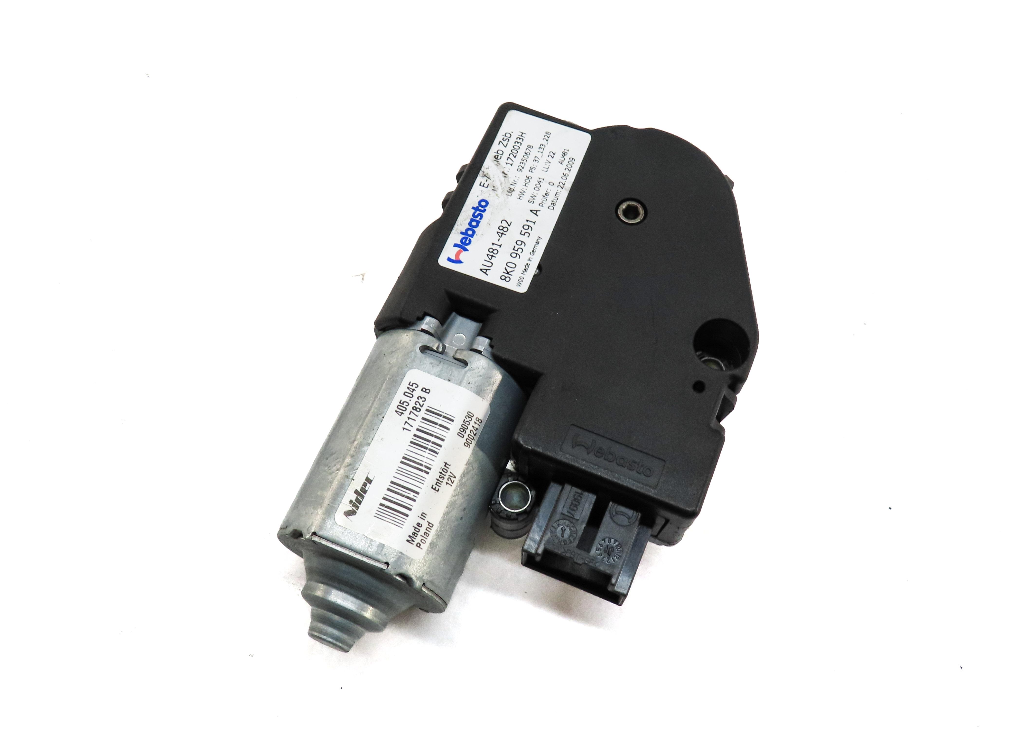 2009-2015 AUDI A4 S4(B8 8K) POWER SUNROOF SUN ROOF GLASS WINDOW ADJUST MOTOR — exact item pictured