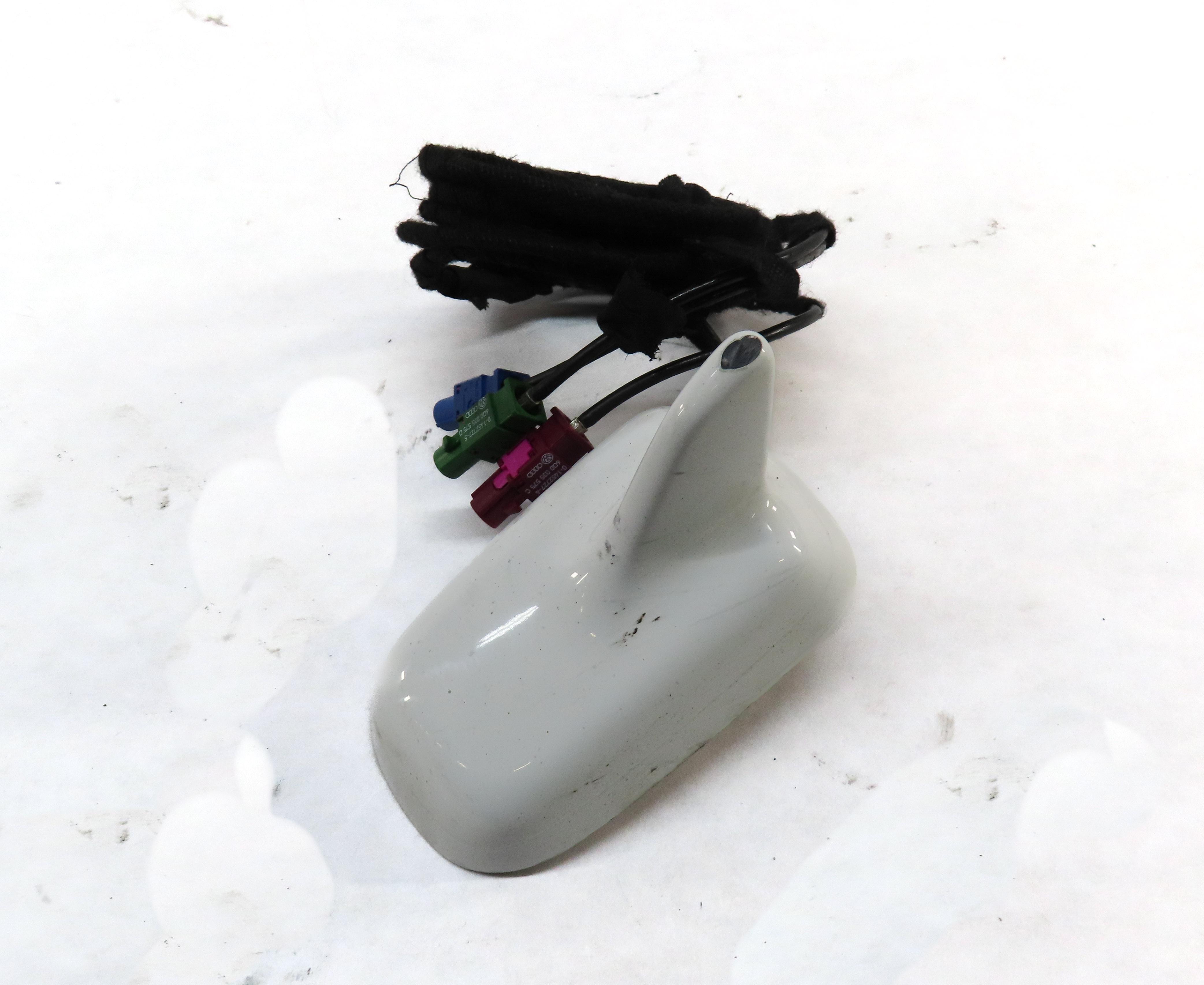 09-12 AUDI A4 (B8 8K) RADIO STEREO ROOF SHARK FIN ANTENNA (IBIS WHITE T9) — exact item pictured
