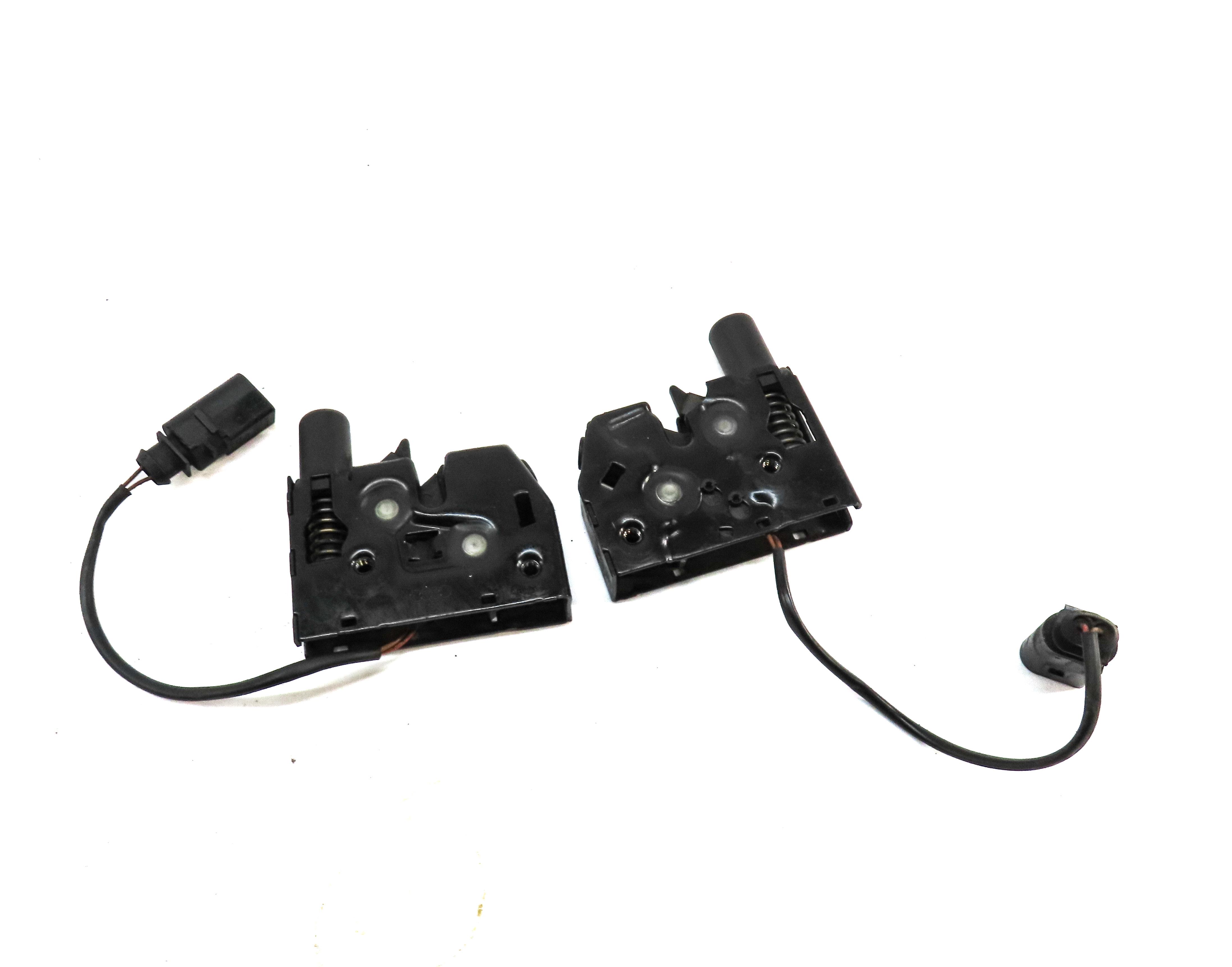 2013 AUDI A6 (C7) FRONT LEFT & RIGHT HOOD LOCK LATCH SET 2 4G0823509C — exact item pictured