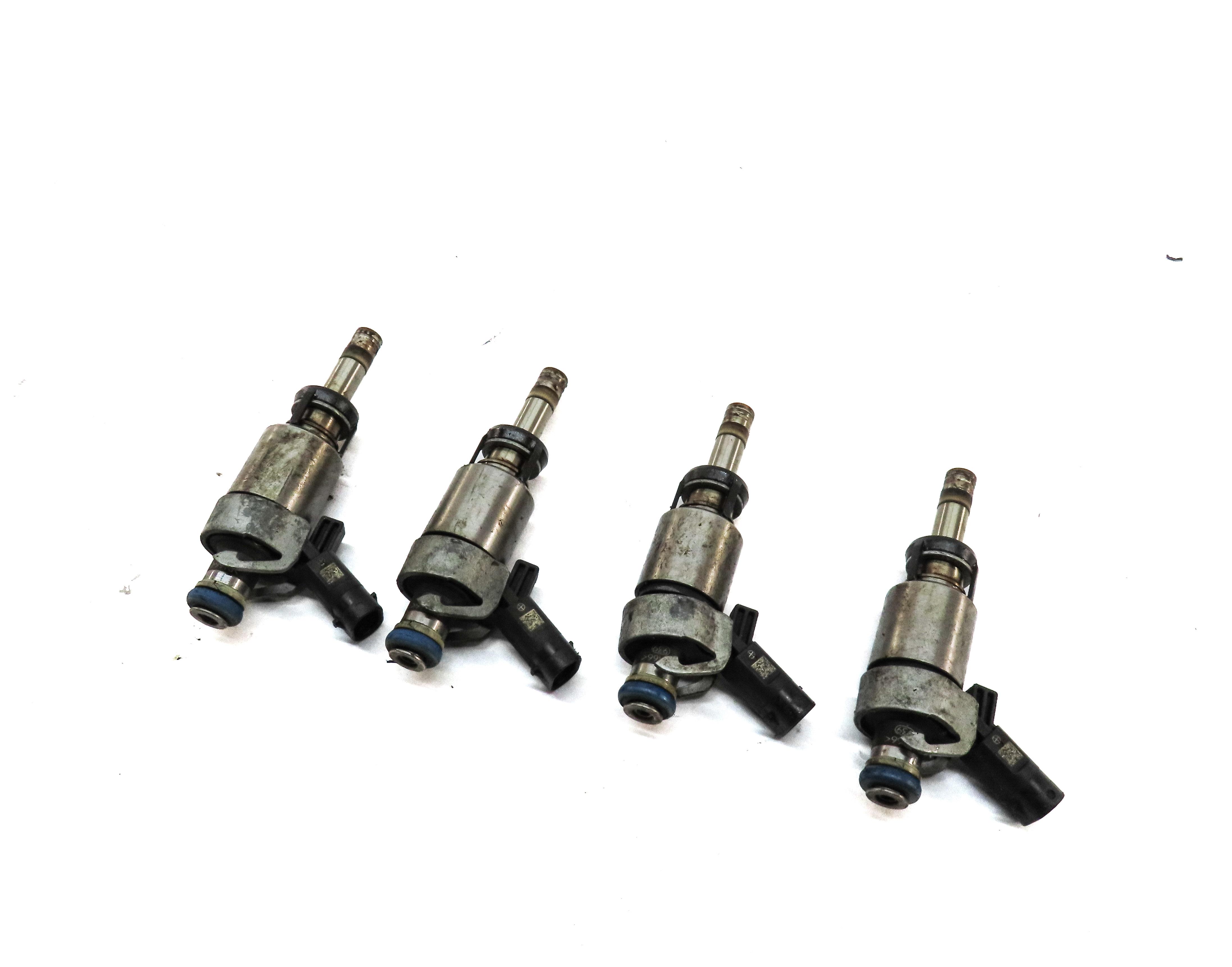 08-17 AUDI A3 A4 A5 A6 Q5 TT (8P B8 8K 8T 8R MK2 C7) 2.0L FSI FUEL INJECTOR SET4 — exact item pictured
