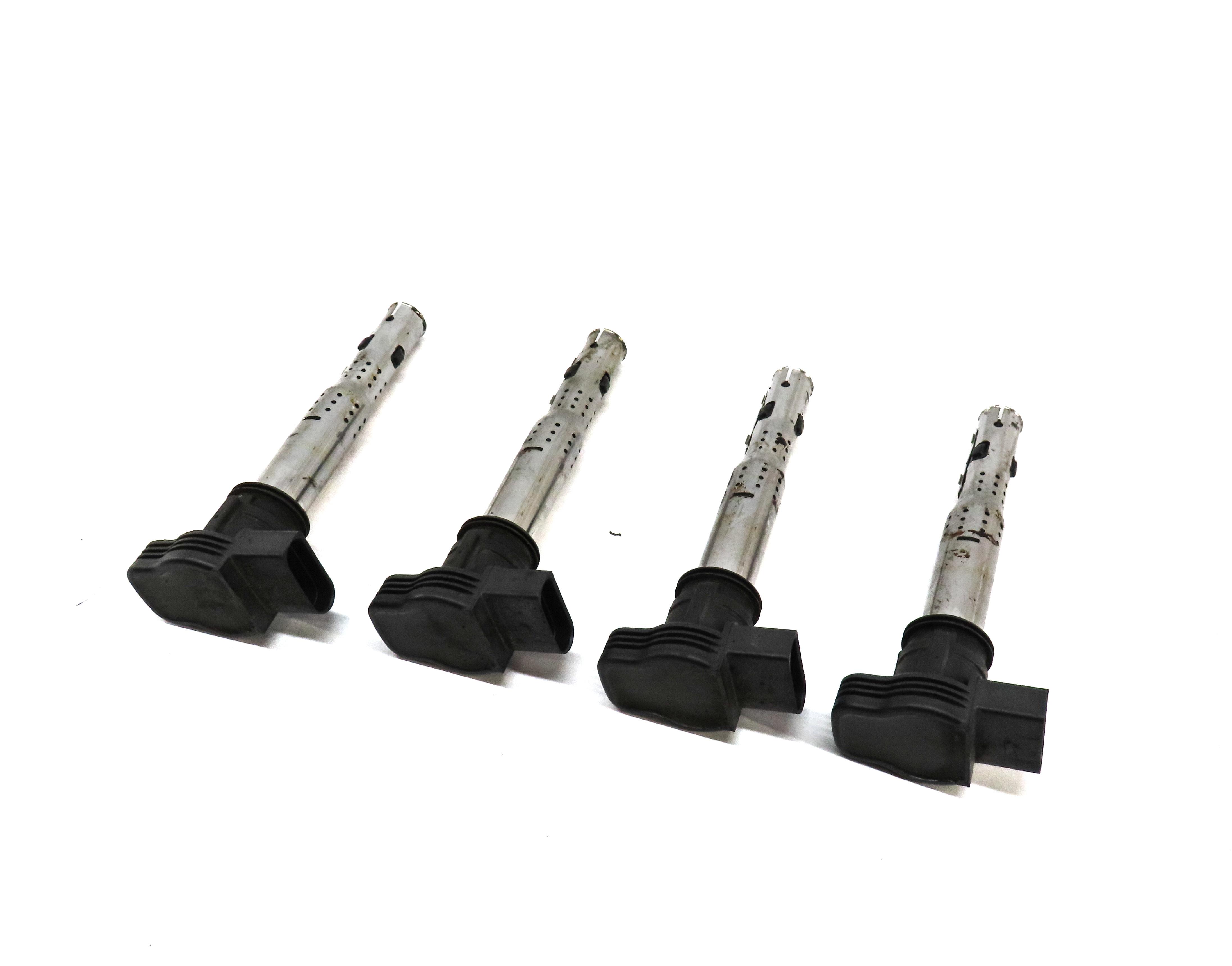 07-17 AUDI A3 A4 S4 A5 S5 A6 Q3 Q5 R8 TT (8P 8K 8T 8R C7) 2.0T IGNITION COIL SET — exact item pictured