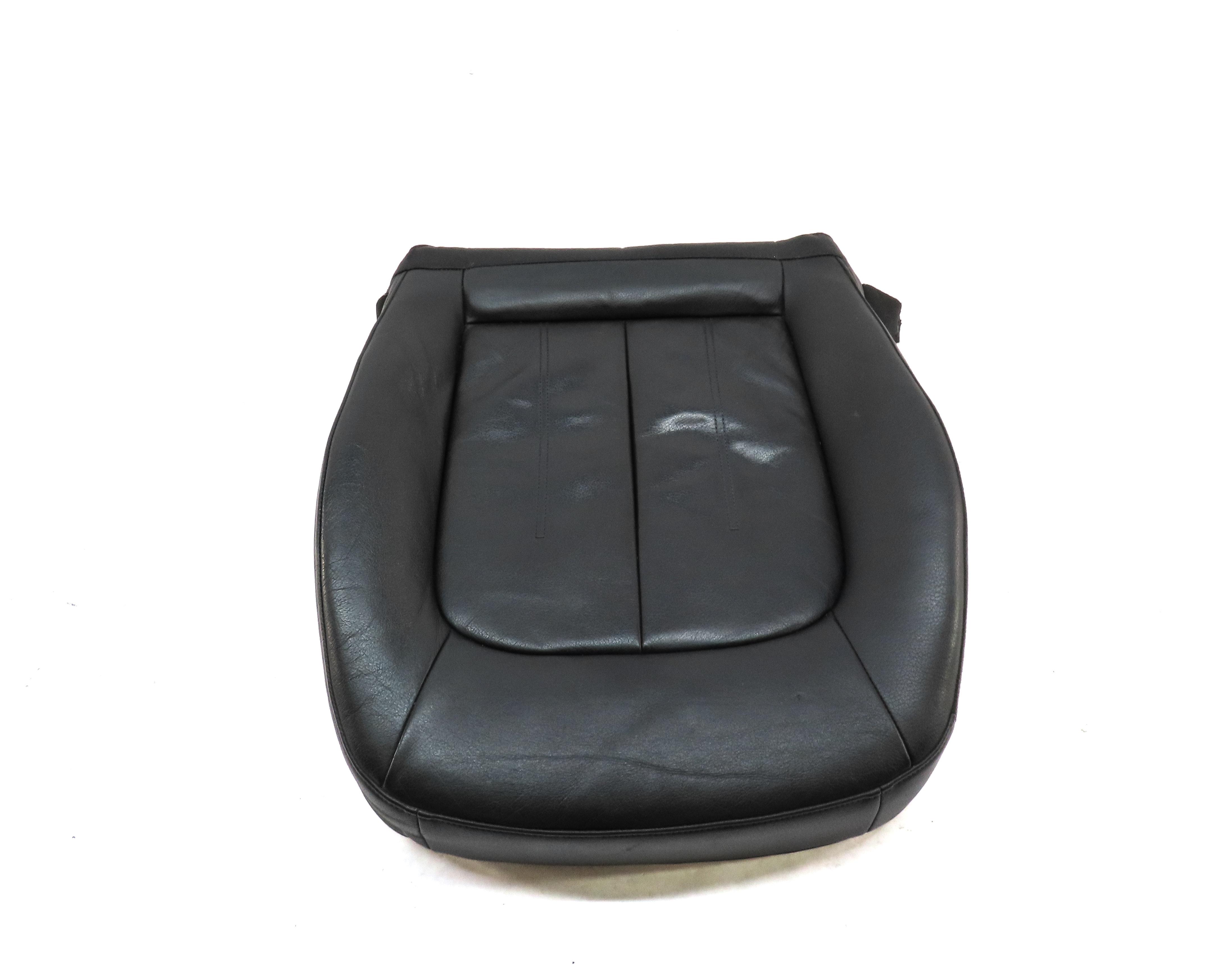 2013 AUDI A6 C7 FRONT RIGHT PASSENGER LOWER HEATED SPORT SEAT CUSHION (BLACK FZ) — exact item pictured