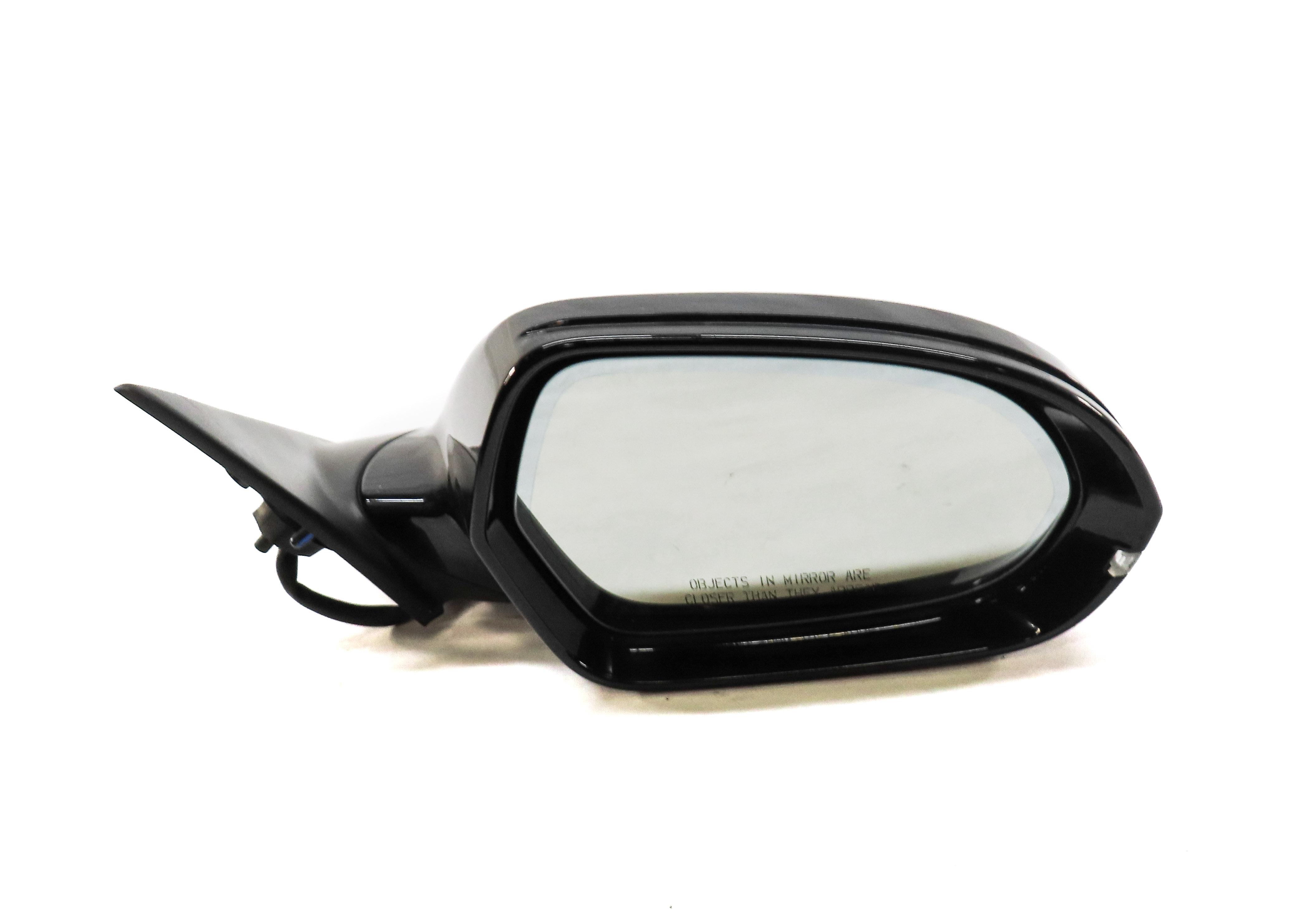 2012-2013 AUDI A6 (C7) RIGHT PASSENGER HEATED MEMORY AUTODIM DOOR MIRROR (BLACK) — exact item pictured