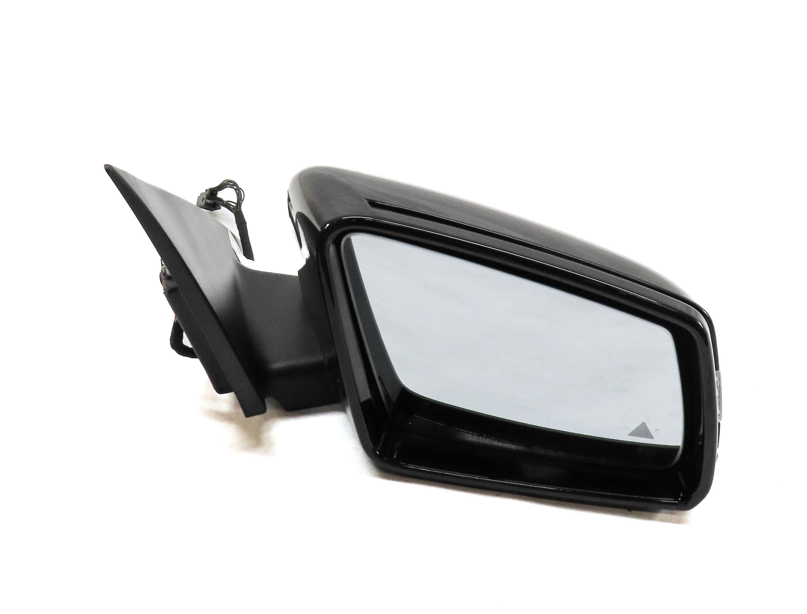 12-15 MERCEDES C CLASS W204 RIGHT HEATED MEMORY AUTODIM BLIND DOOR MIRROR BLACK — exact item pictured