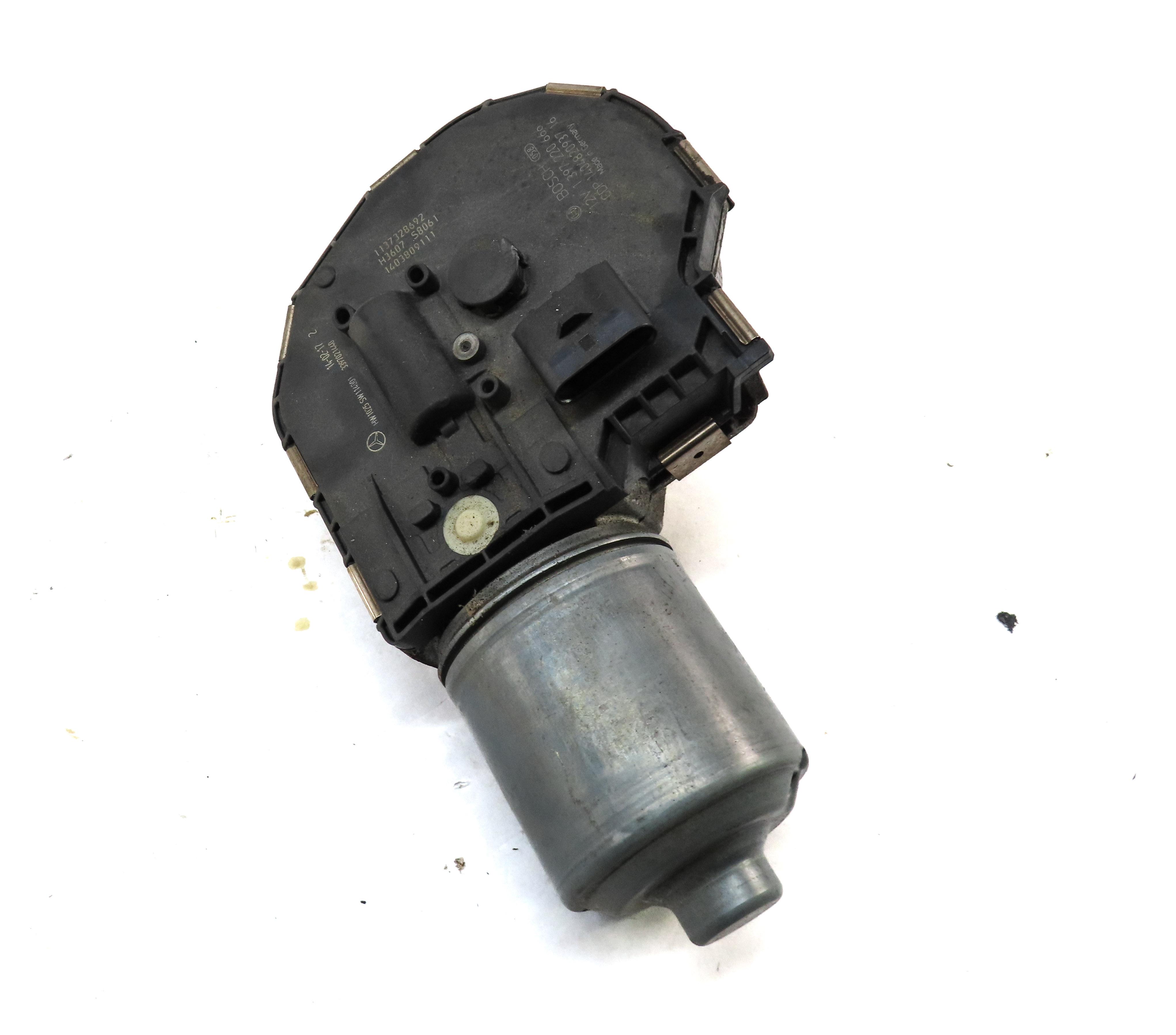 08-20 MERCEDES C E CLASS (A207 C207 W204 W207 W212) FRONT WINDSHIELD WIPER MOTOR — exact item pictured