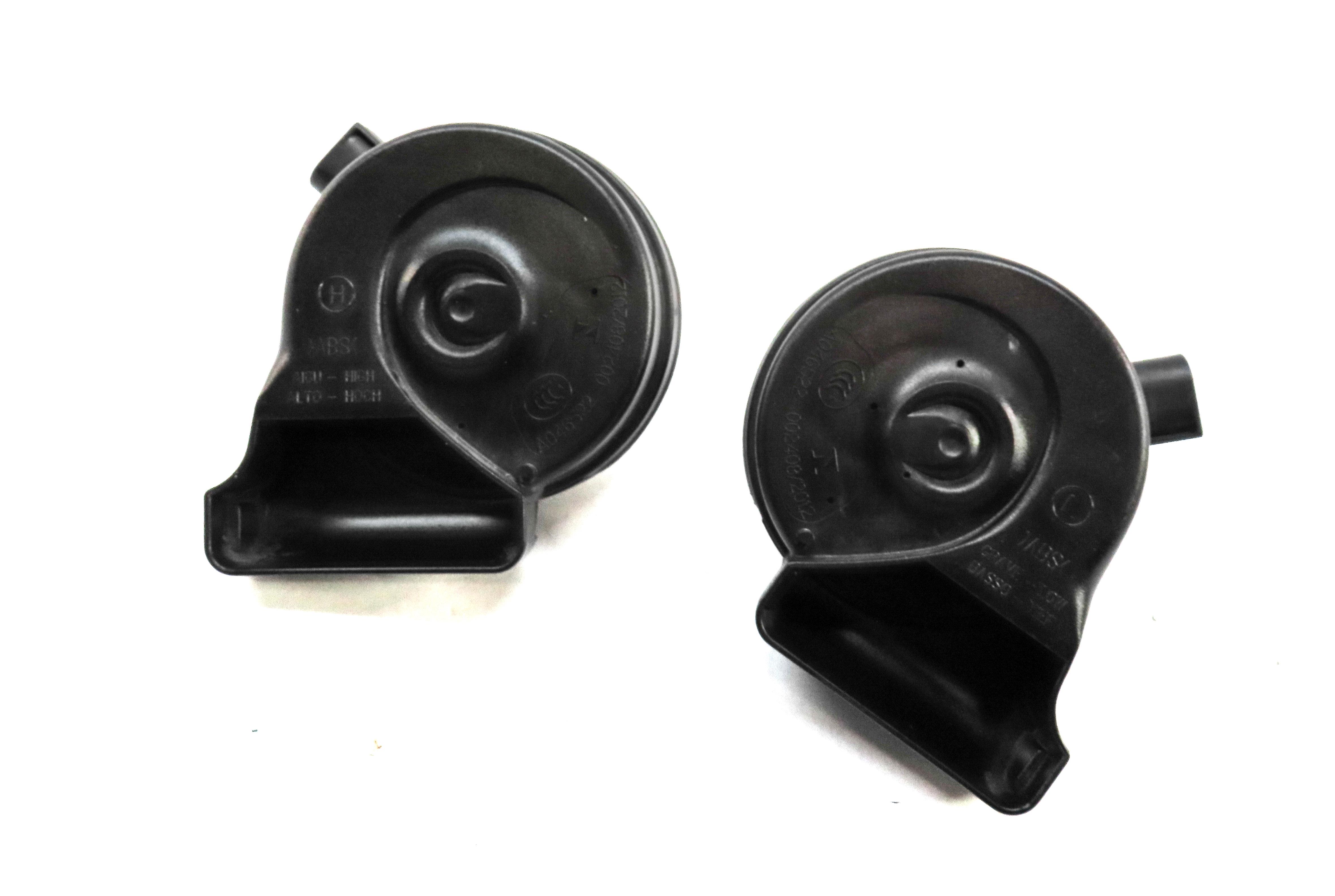 08-18 MERCEDES C E GLK CLS CLASS (C218 W204 W212 X204) HIGH & LOW TONE HORN SET — exact item pictured