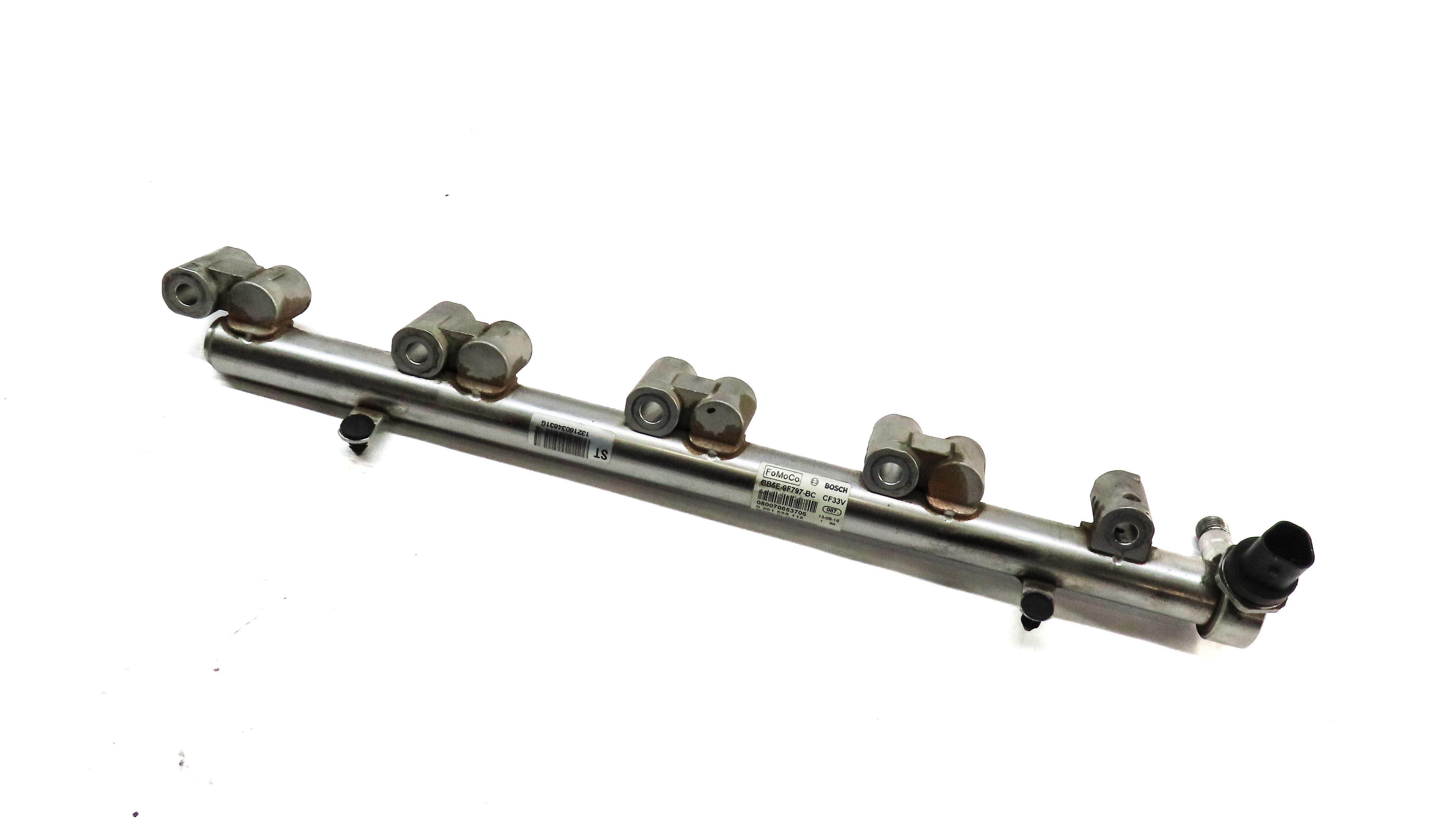 2013 LAND RANGE ROVER EVOQUE (L538) 2.0L TURBO ENGINE FUEL RAIL w/ SENSOR — exact item pictured