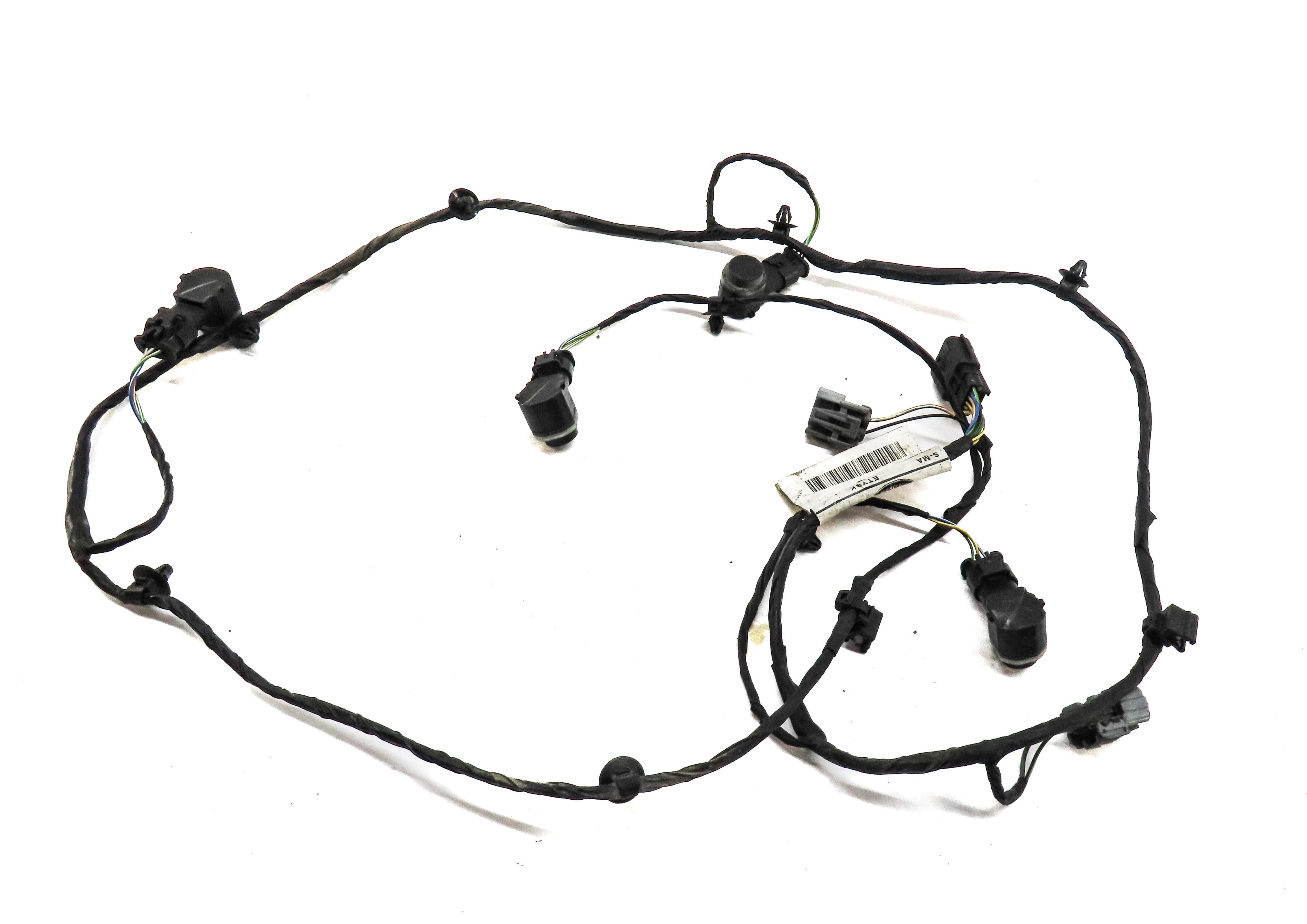 2013 RANGE ROVER EVOQUE L538 REAR PARK ASSIST PDC SENSOR SET4 (BLACK) w/ HARNESS — exact item pictured