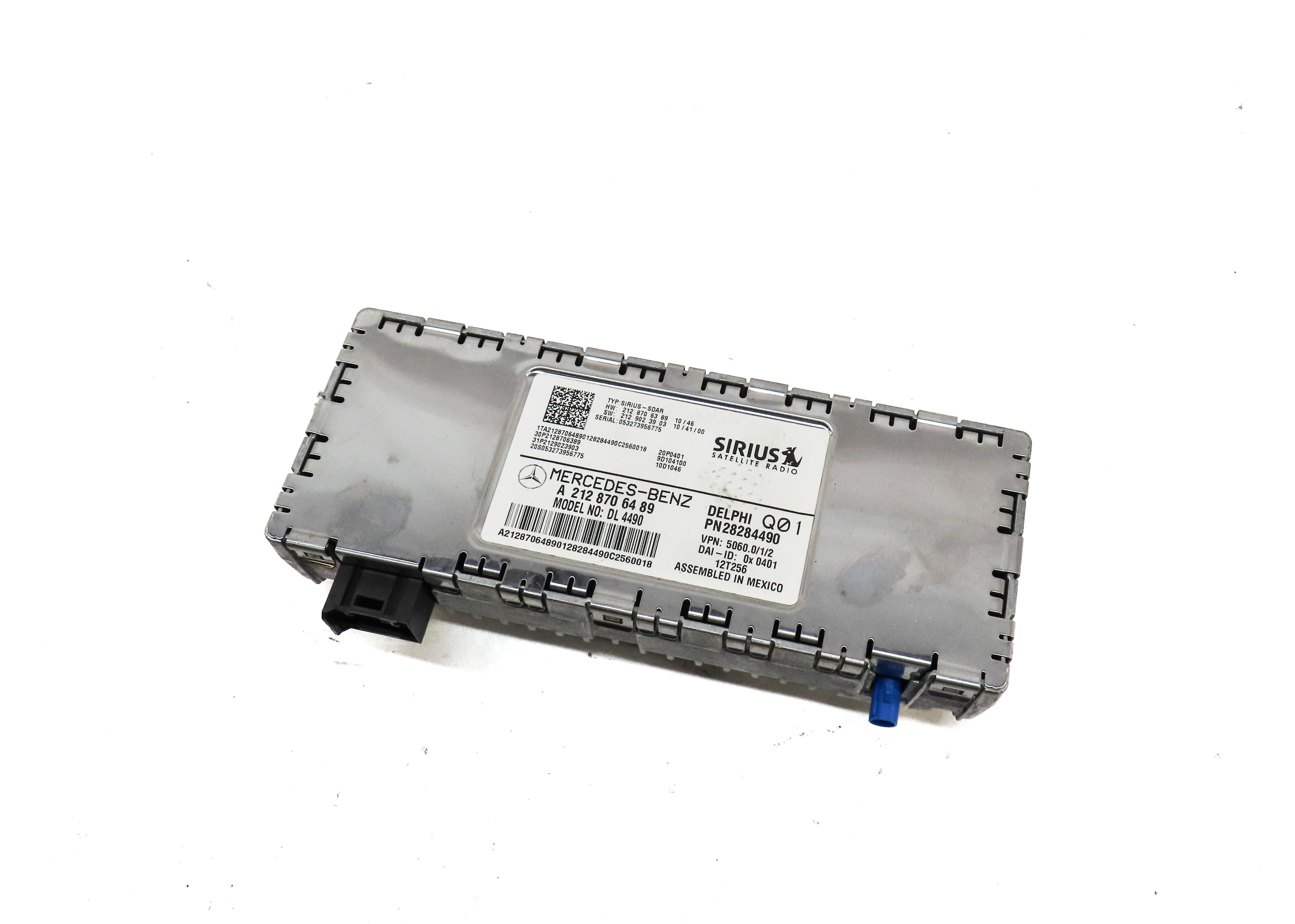 2010-2016 MERCEDES B C E ML SL CLS (W204 W166 W212 X204) SIRIUS SATELLITE MODULE — exact item pictured