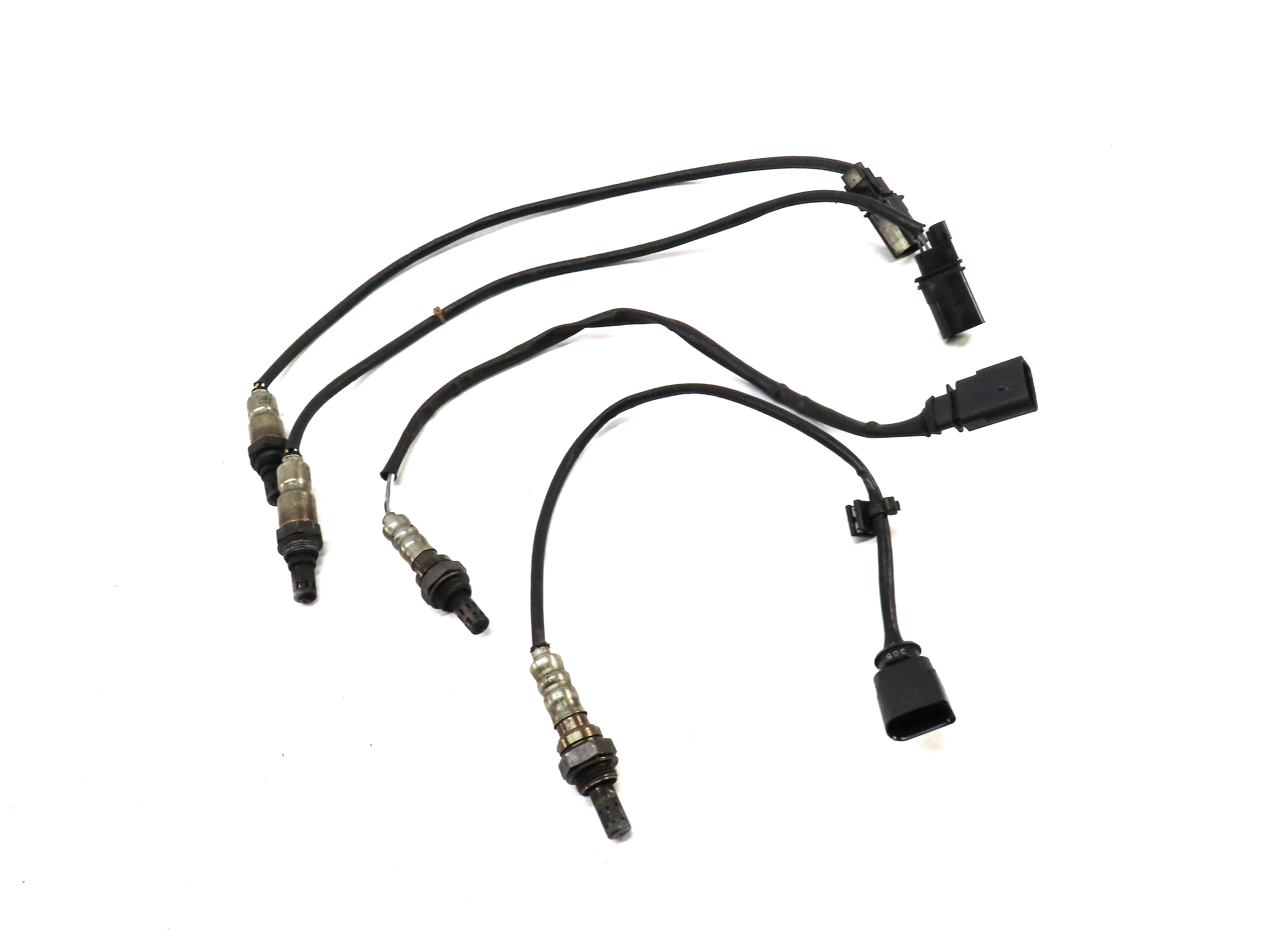 2012 AUDI A7 (C7 4G8) 3.0L SUPER CGXB ENGINE PRE & POST CAT OXYGEN SENSOR SET 4 — exact item pictured