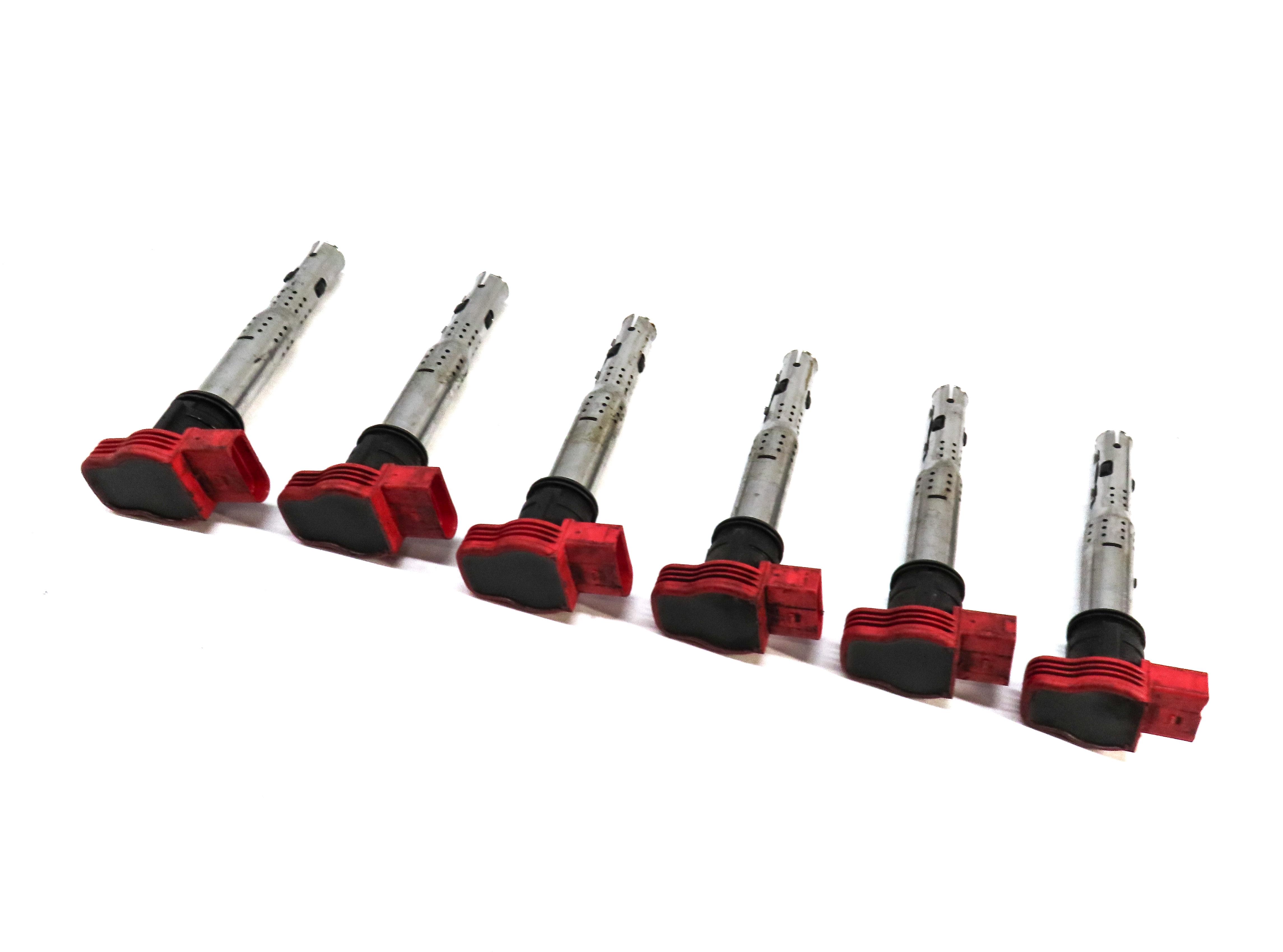 2005-2017 AUDI A4 S4 A5 S5 A6 S6 A7 A8 Q5 SQ5 Q7 R8 S8 - IGNITION COIL SET 6 — exact item pictured