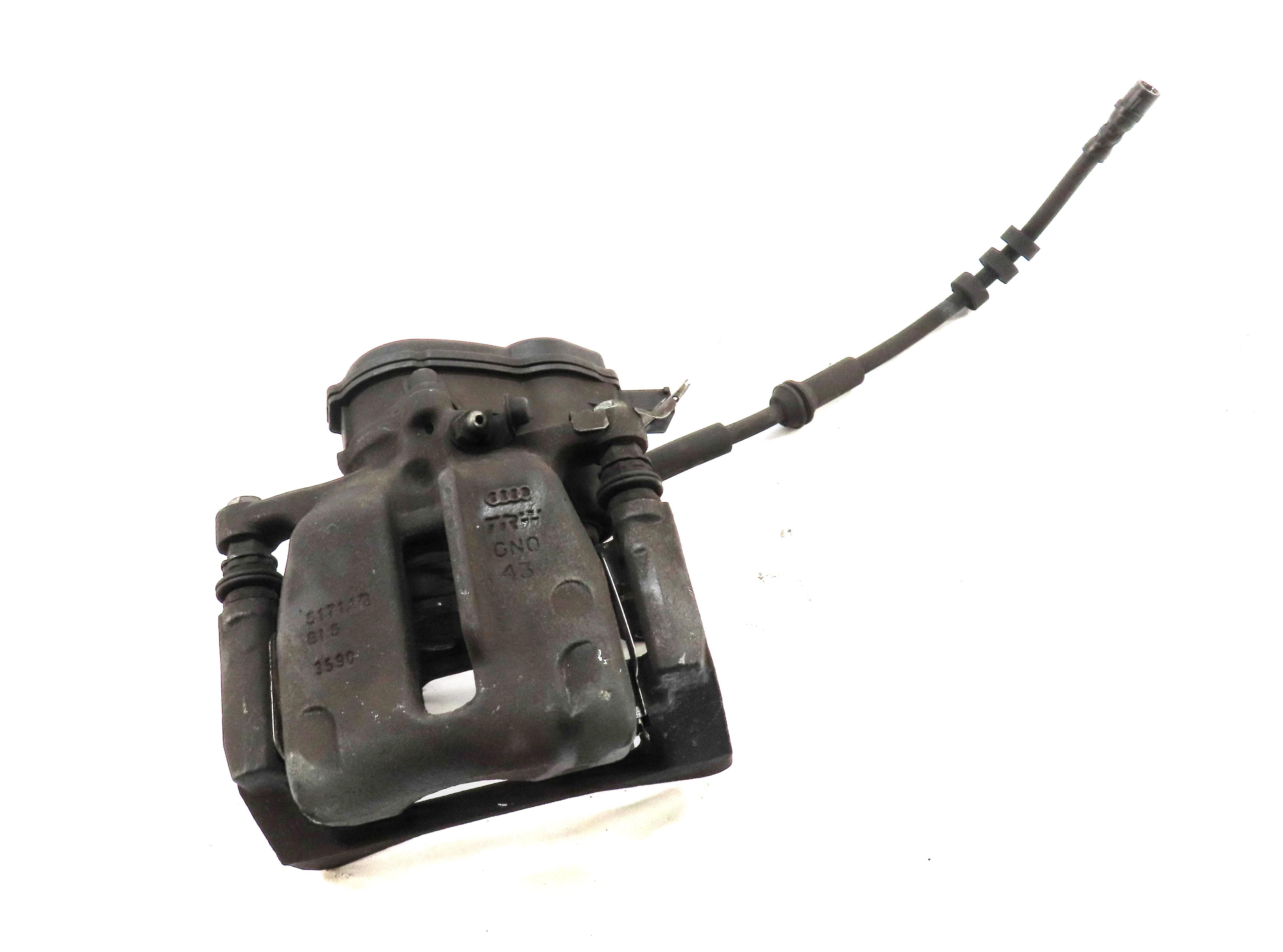 2012-2017 AUDI A6 A7 (C7) LEFT DRIVER REAR DISC BRAKE CALIPER (330mm ROTOR) — exact item pictured