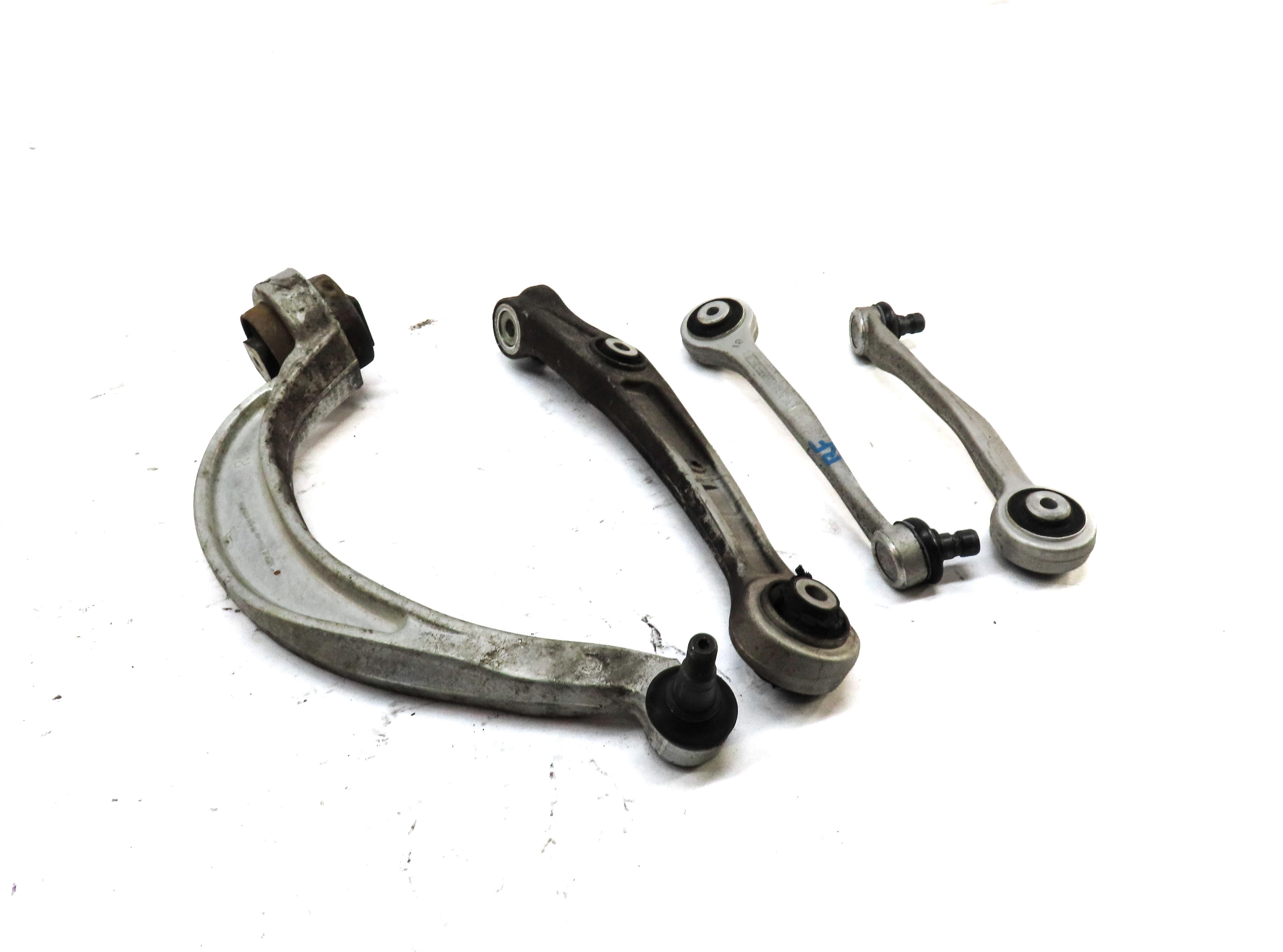 2009-2017 AUDI Q5 (8R) FRONT RIGHT PASSENGER FORWARD REARWARD CONTROL ARM SET 4 — exact item pictured
