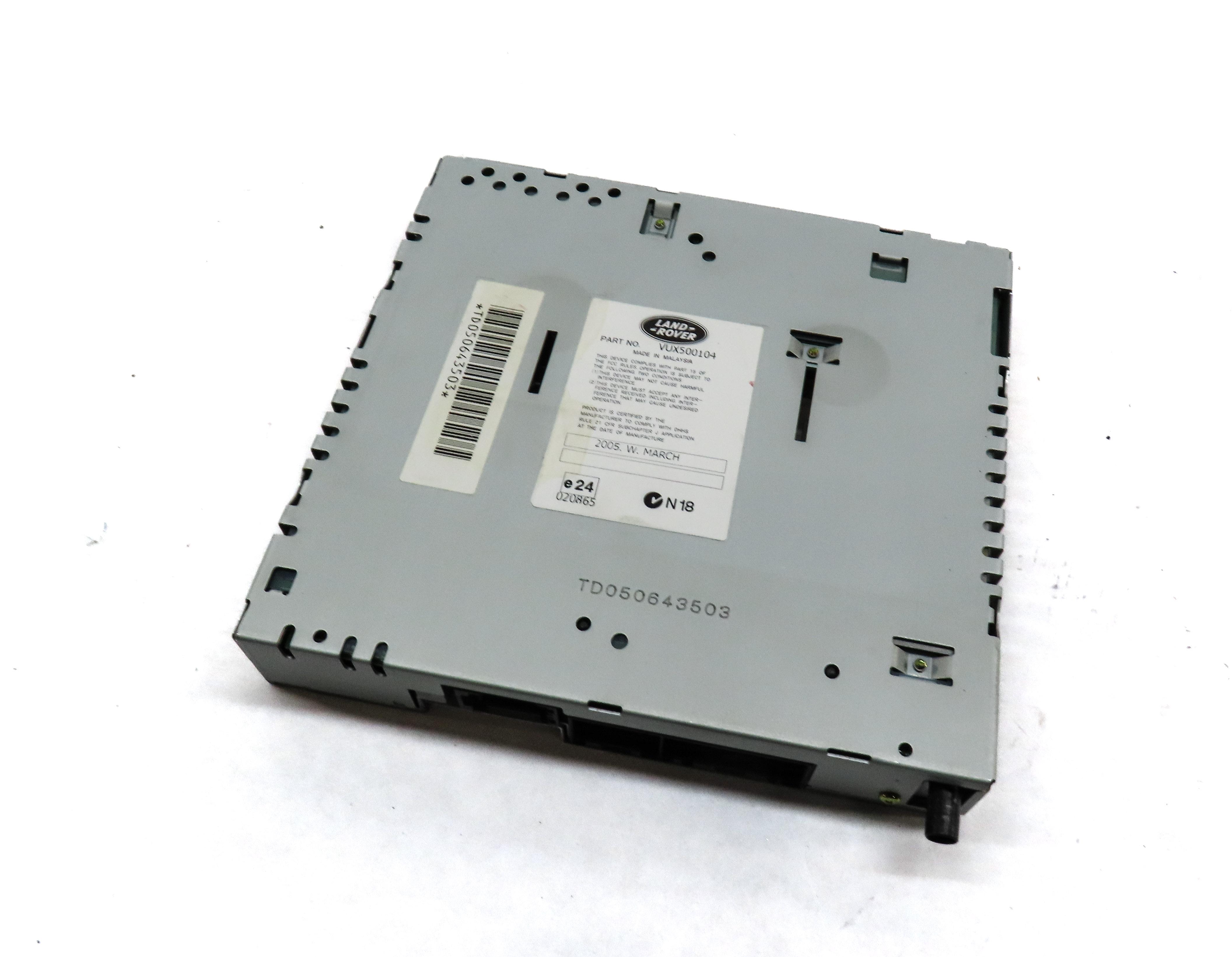 2005-2009 RANGE ROVER (L322) RADIO STEREO AM/FM RECEIVER (w/ REAR ENTERTAINMENT) — exact item pictured