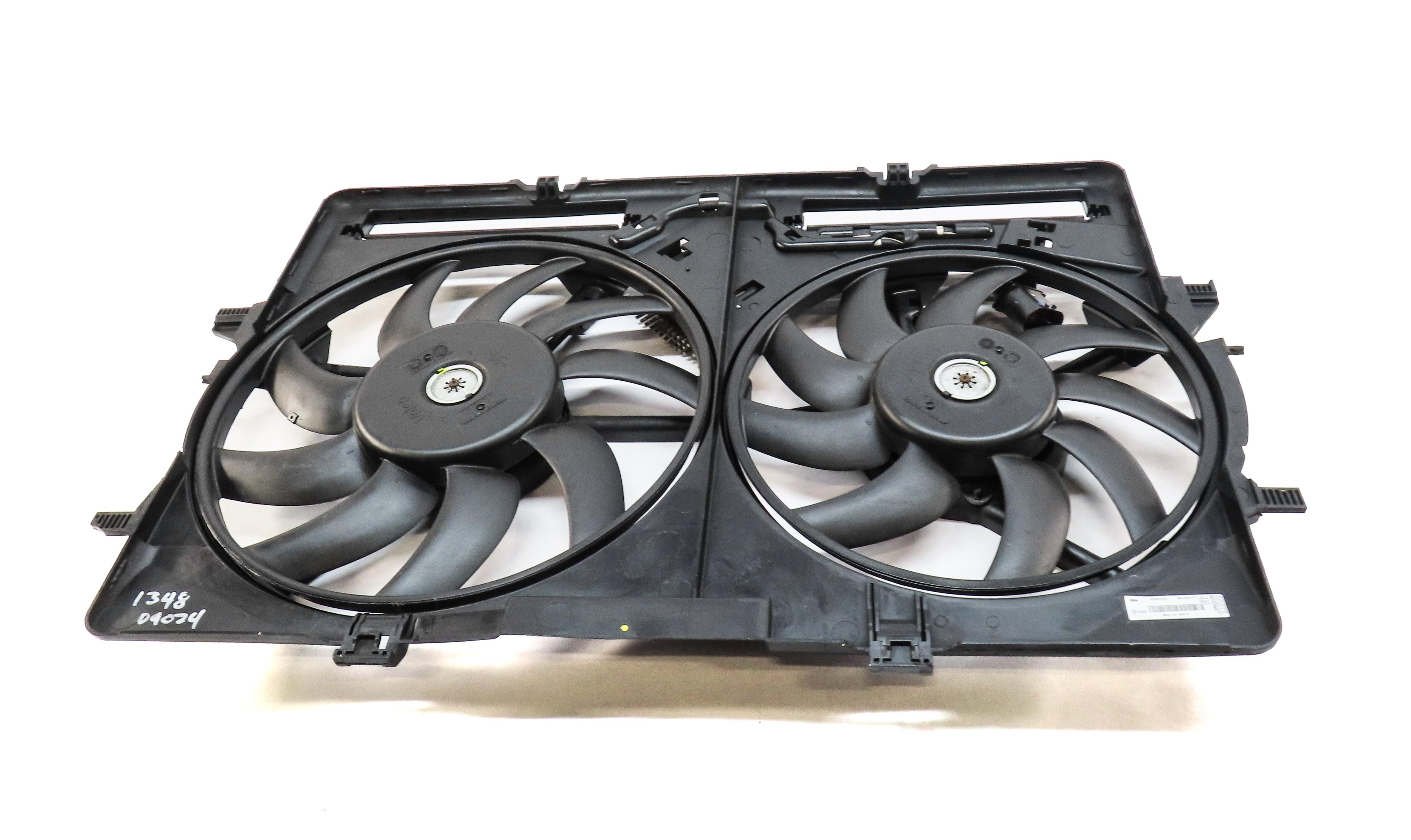 09-17 AUDI A4 A5 Q5 S4 (B8 8T 8R) 2.0L 3.0L 3.2L RADIATOR COOLING FAN w/ SHROUD — exact item pictured
