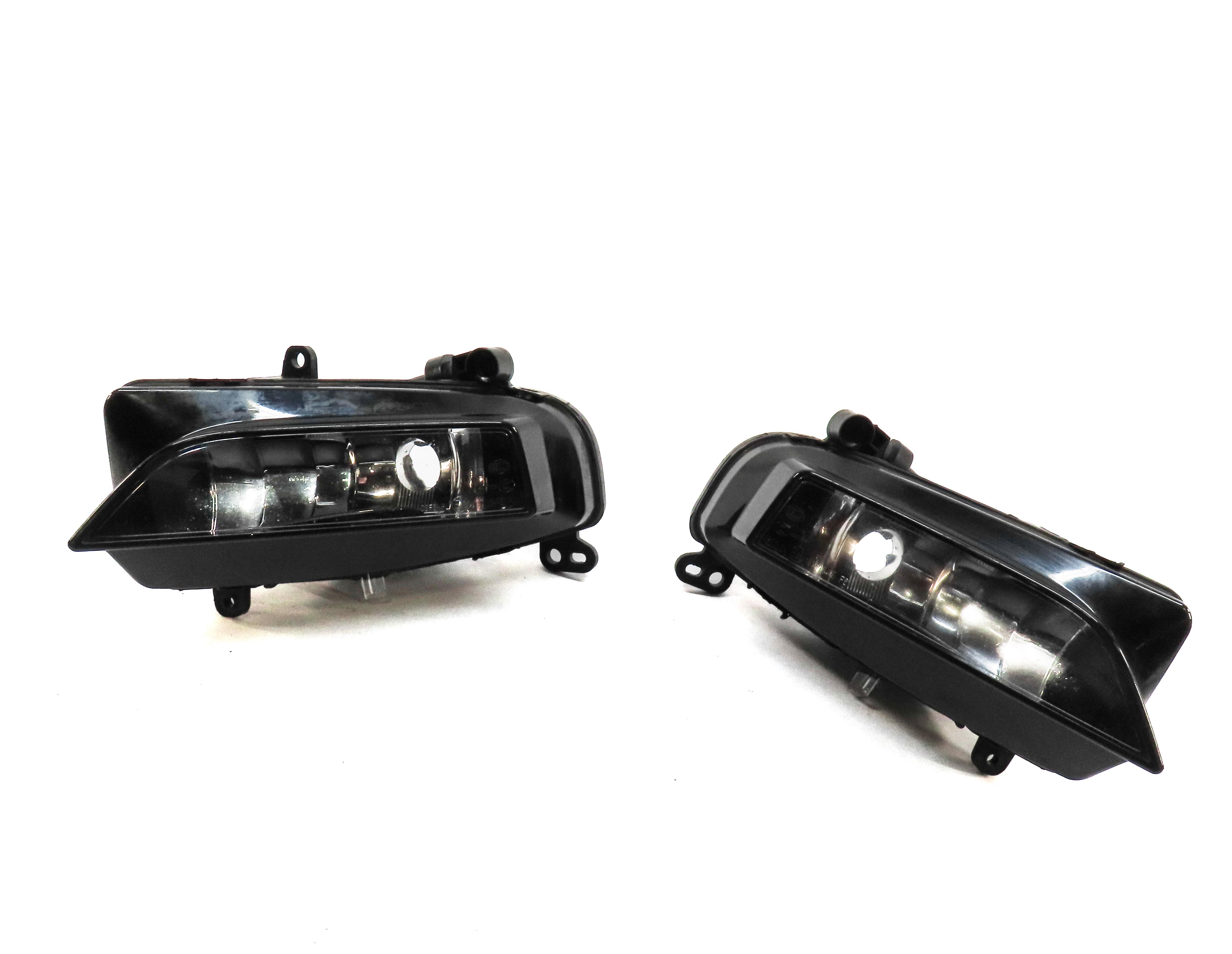 2013-2016 AUDI A4 (B8 8K) FRONT LEFT & RIGHT LOWER FOGLIGHT FOG LIGHT LAMP SET 2 — exact item pictured
