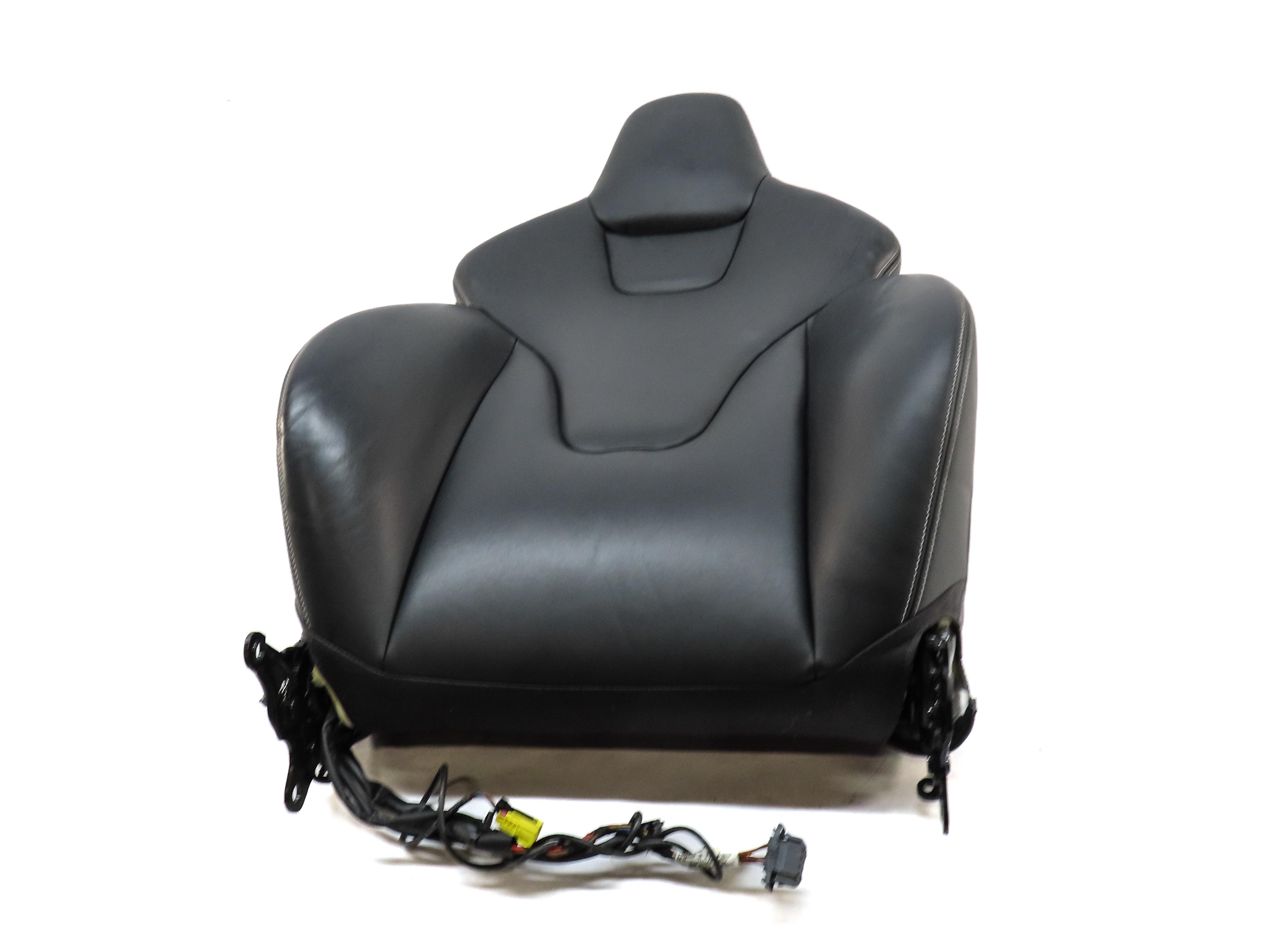 2015 AUDI S4 B8 8K FRONT RIGHT PASSENGER UPPER SPORT HEATED SEAT CUSHION (BLACK) — exact item pictured