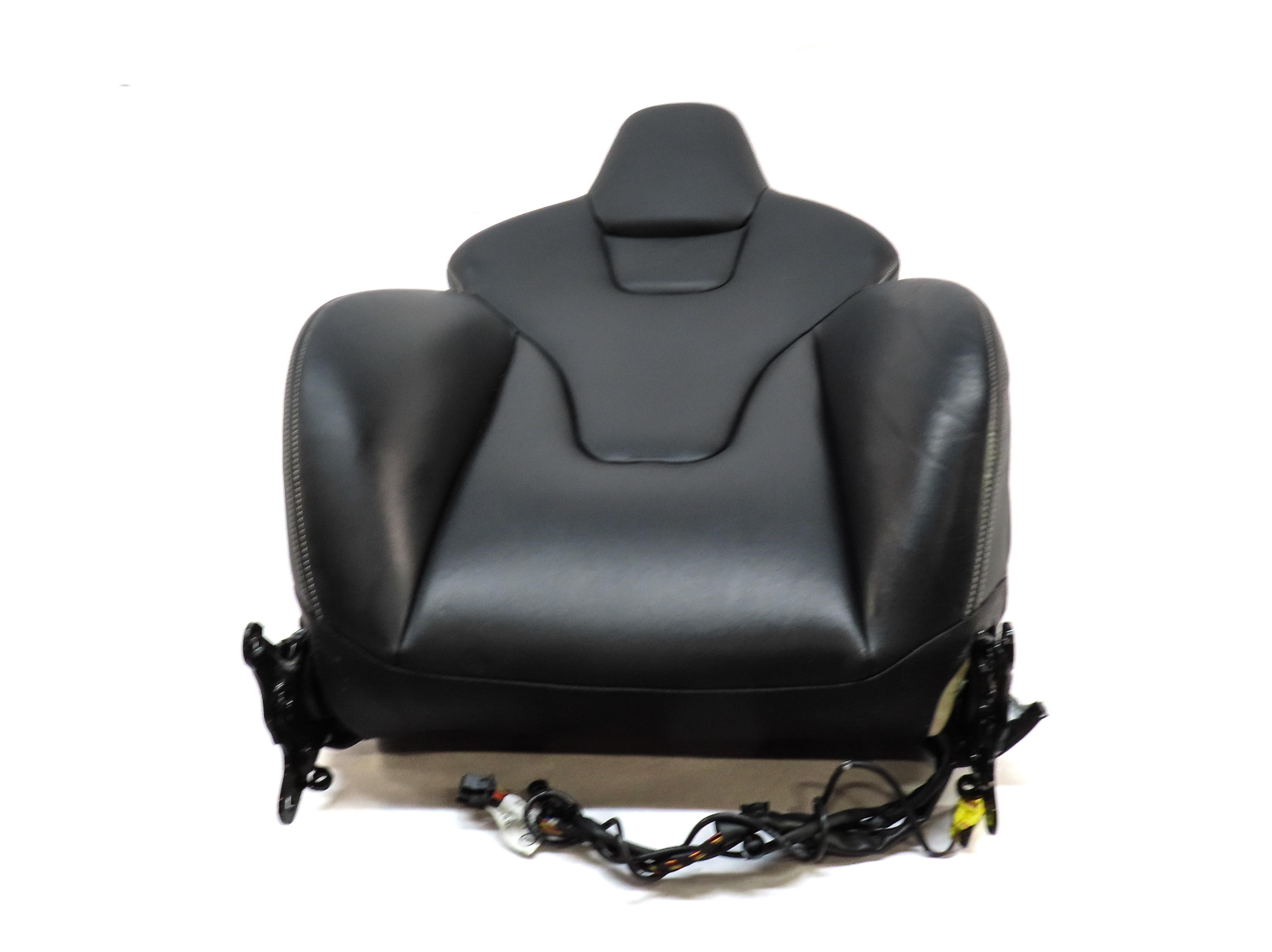 2015 AUDI S4 (B8 8K) FRONT LEFT DRIVER UPPER SPORT HEATED SEAT CUSHION (BLACK) — exact item pictured