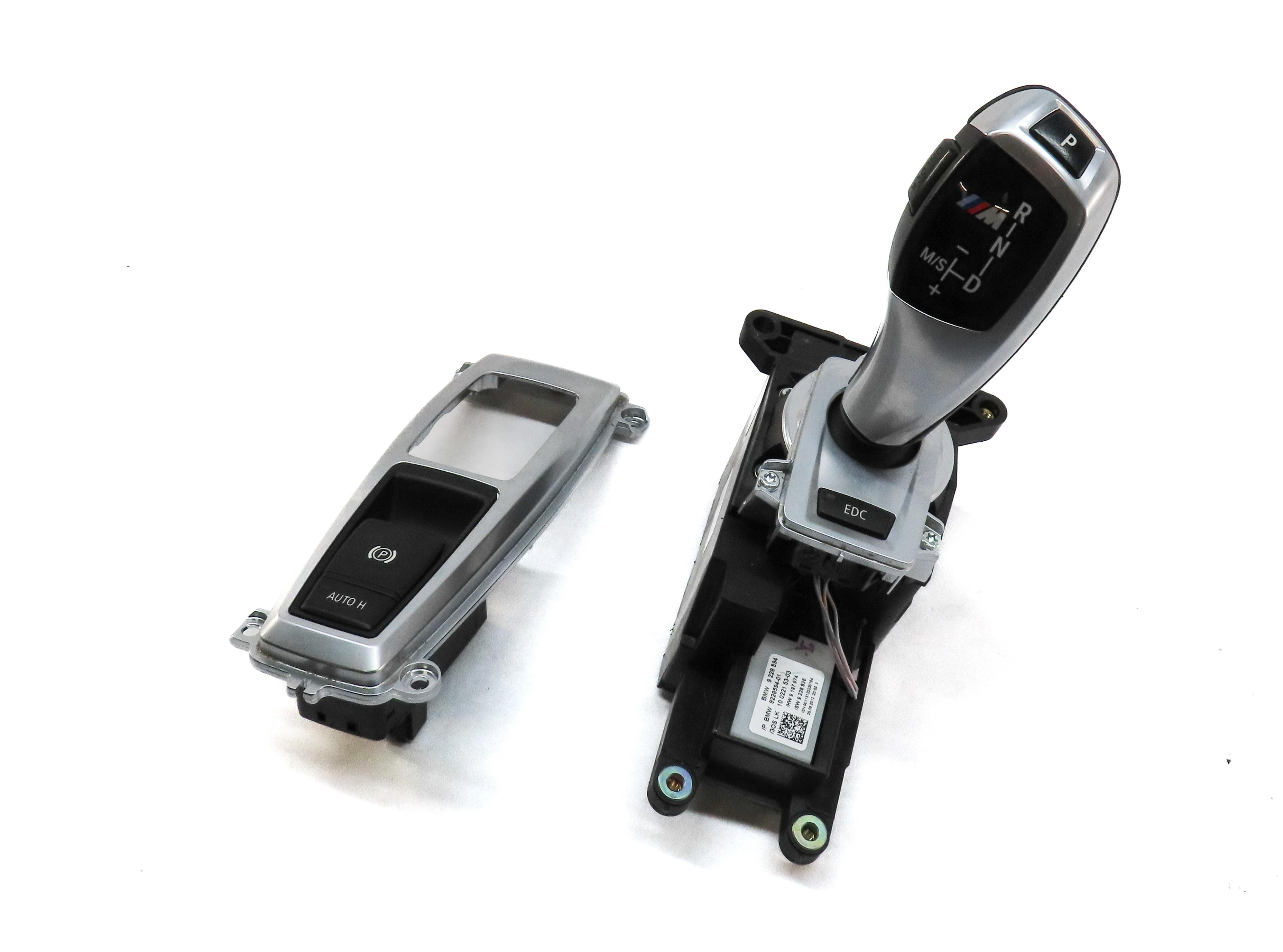 2013 BMW X6M ///M E71 AUTOMATIC M SPORT SHIFTER BOX ASSEMBLY w/ KNOB PARK BRAKE — exact item pictured