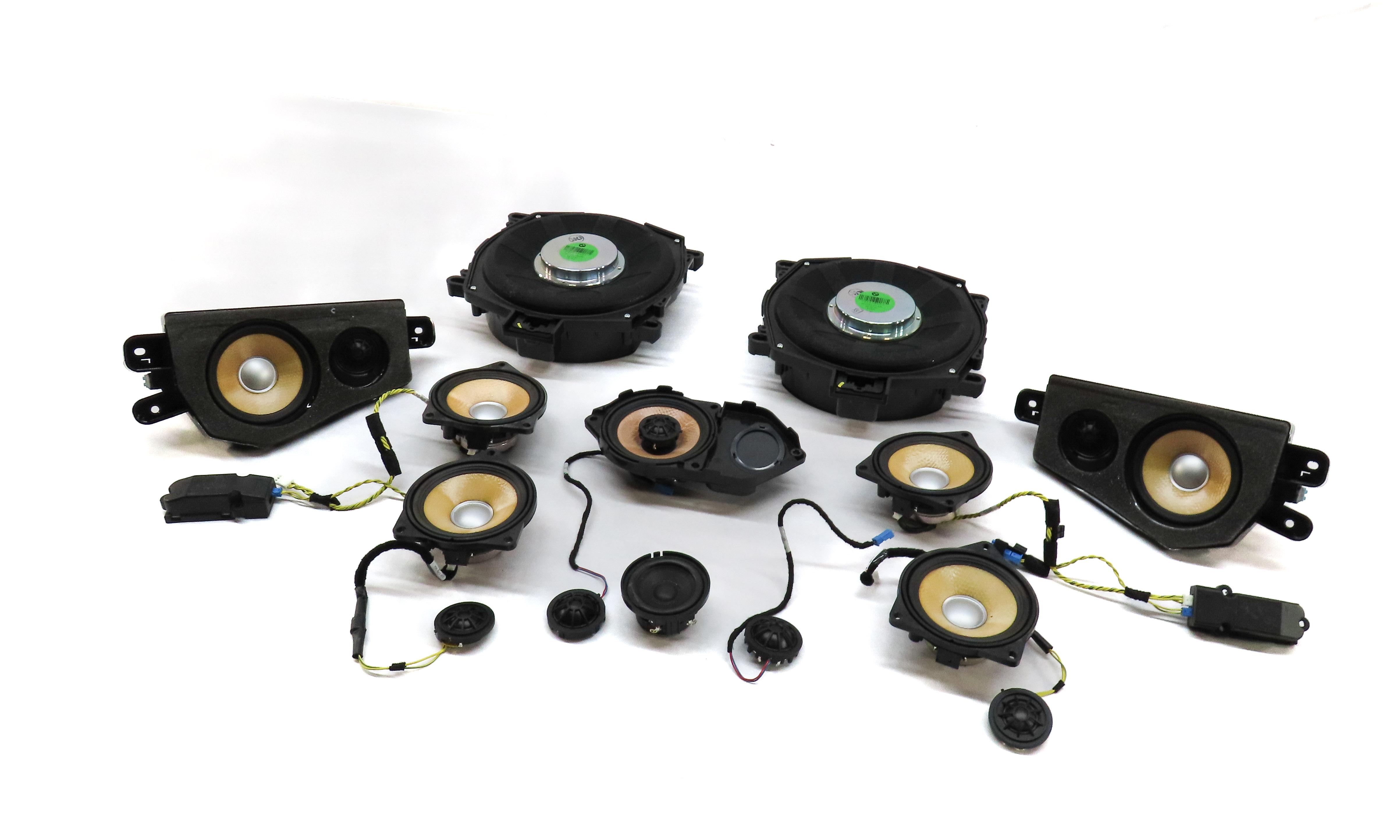 2013 BMW X6M ///M (E71) FRONT REAR LEFT RIGHT INDIVIDUAL AUDIO SPEAKER SET 14 — exact item pictured