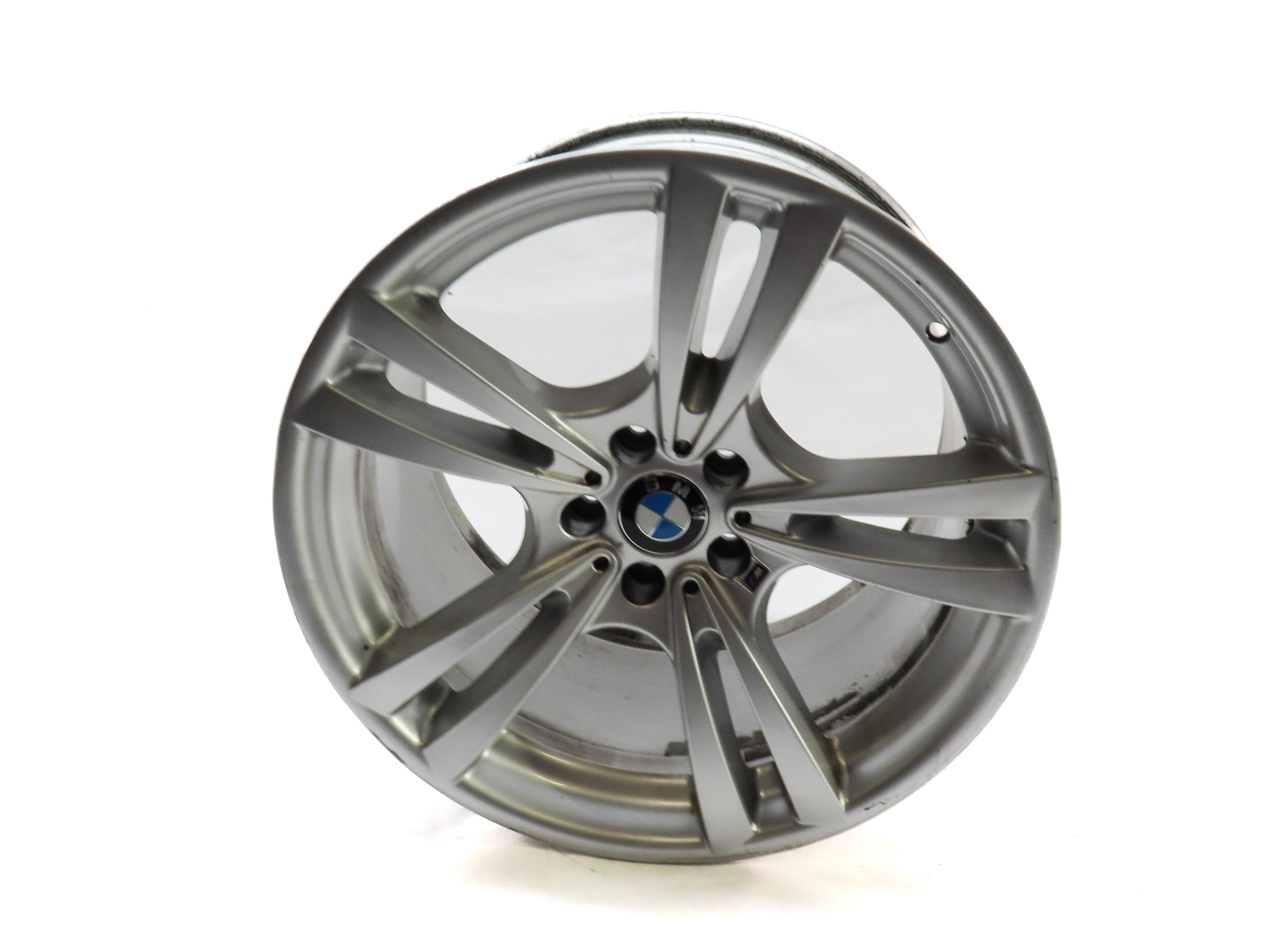 10-15 BMW X5 X6 ///M (E70 E71) 20x11 INCH ALLOY 5 DOUBLE SPOKE REAR WHEEL RIM — exact item pictured