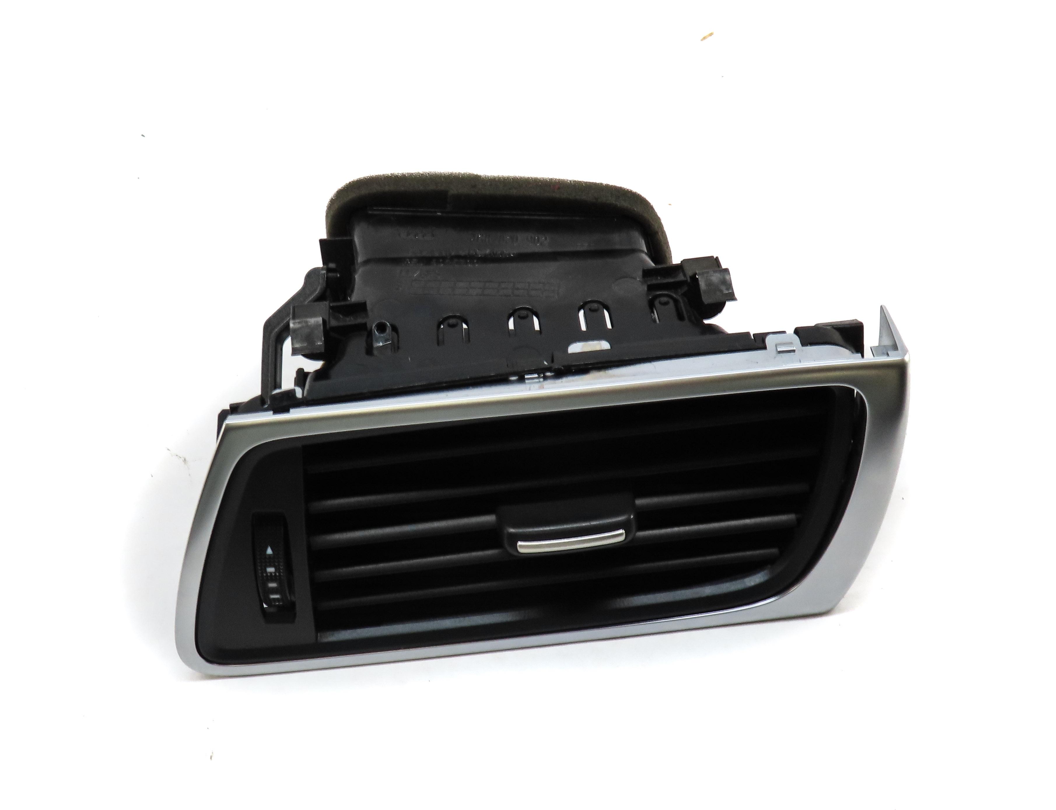 2013 AUDI S7 (C7) FRONT RIGHT PASSENGER DASH OUTER A/C HEATER AIR VENT (BLACK) — exact item pictured