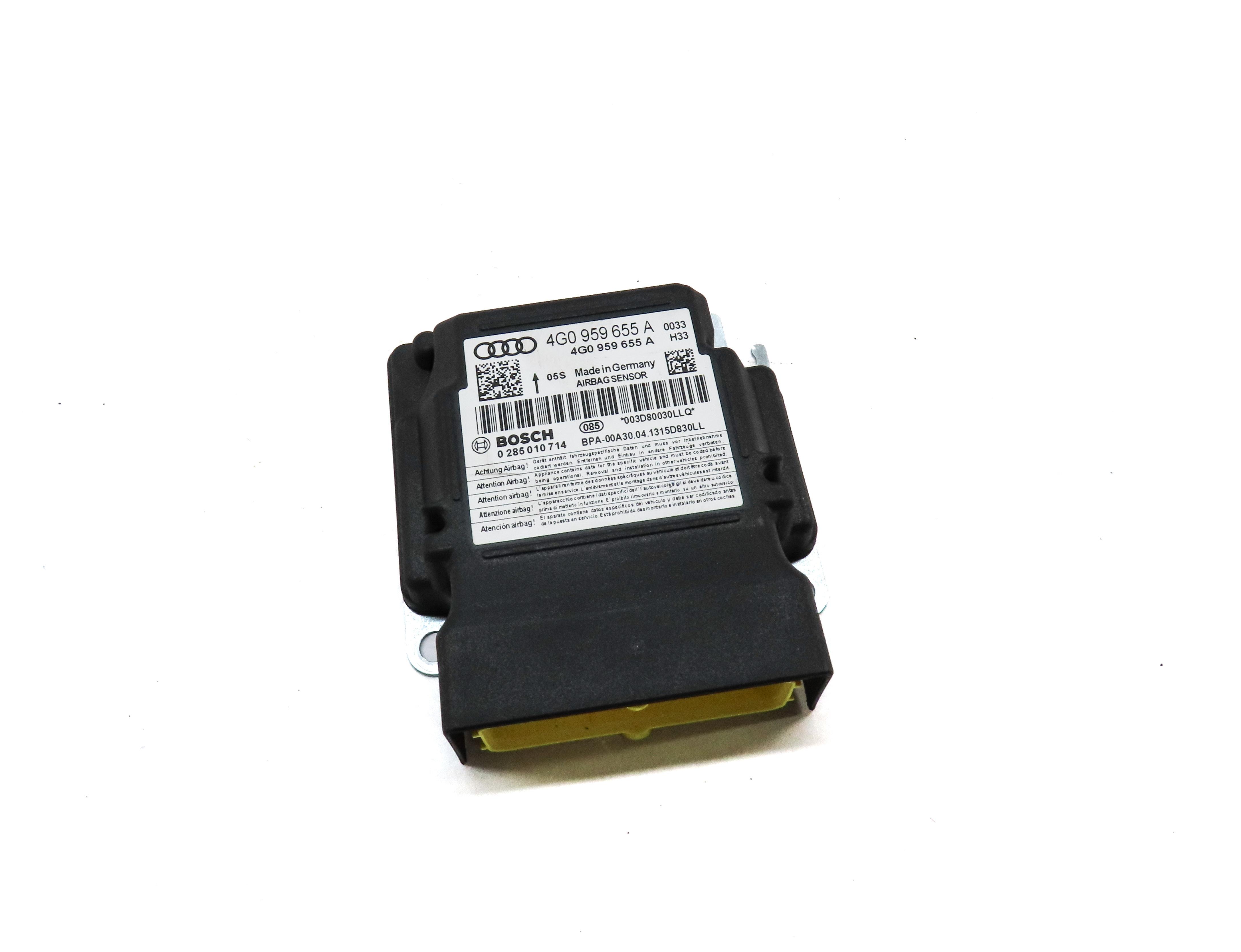 2012-2015 AUDI A6 A7 S6 S7 RS7 (C7 4G8) SRS BAG CONTROL MODULE — exact item pictured