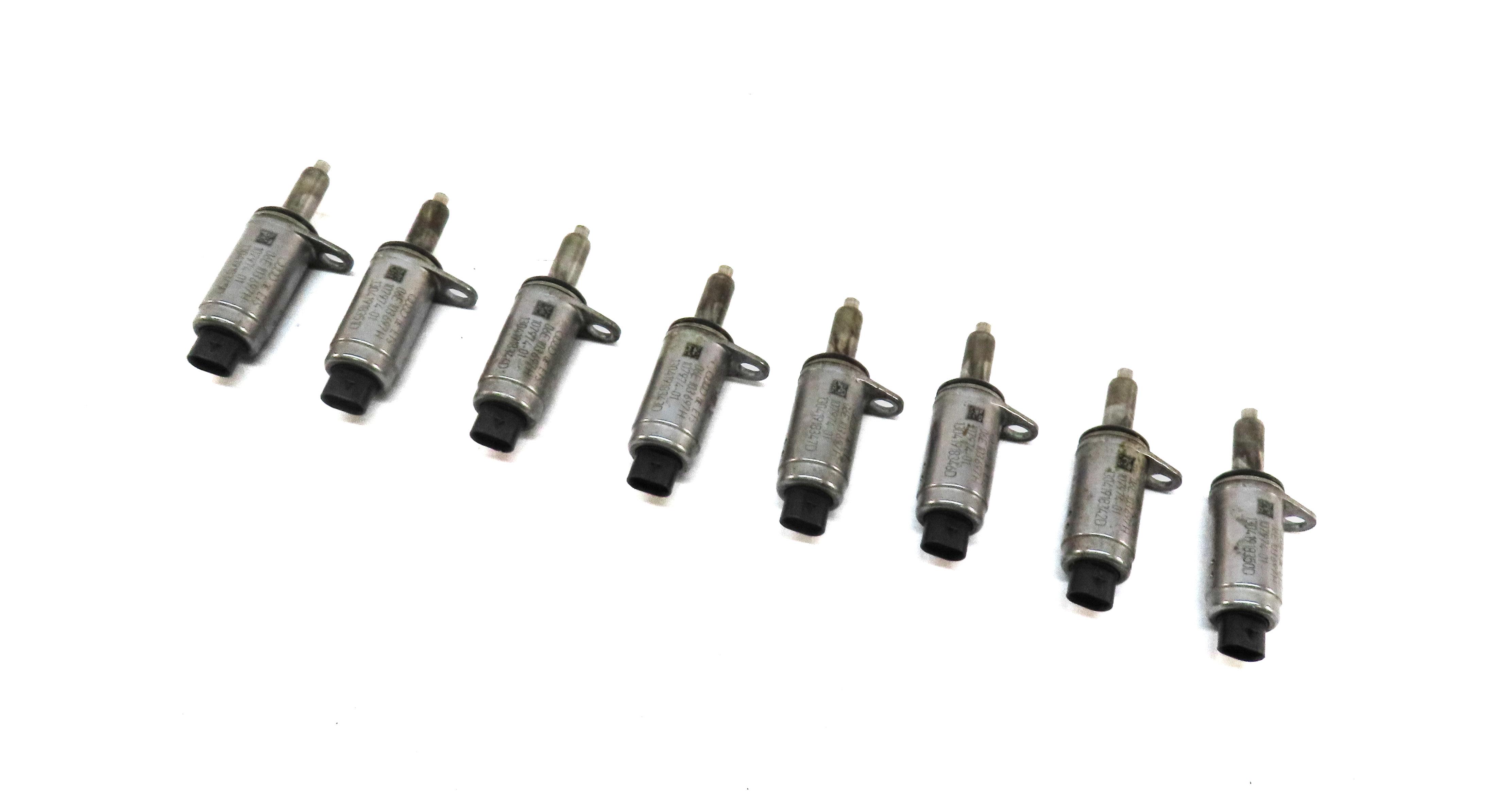 2013 AUDI S7 (C7) 4.0L CEUC ENGINE CAMSHAFT ADJUST SOLENOID SET 8 06E103697H — exact item pictured