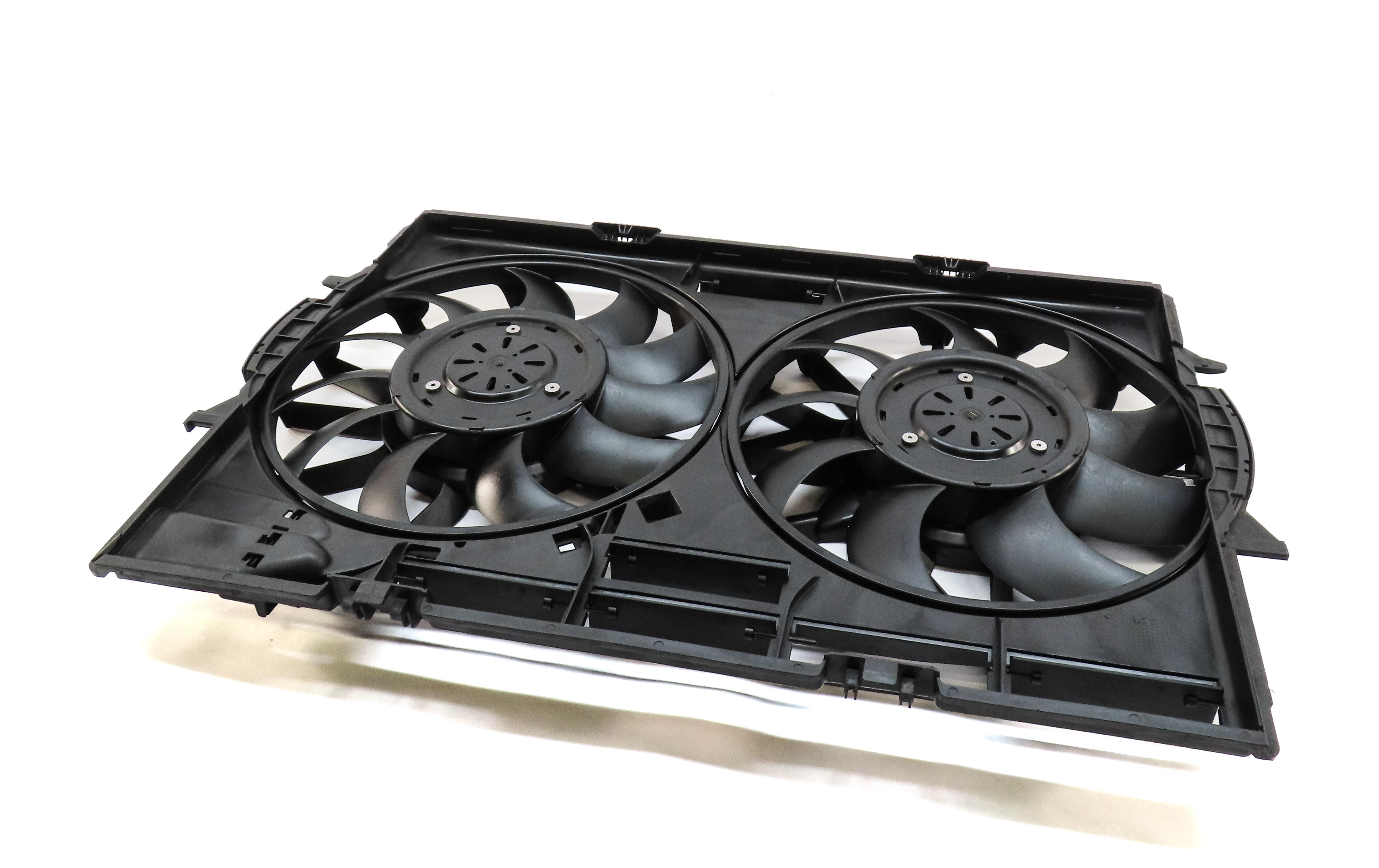 2011-2014 AUDI A8 (D4 4H) 4.2L / 6.3L ENGINE - RADIATOR COOLING FAN & SHROUD — exact item pictured