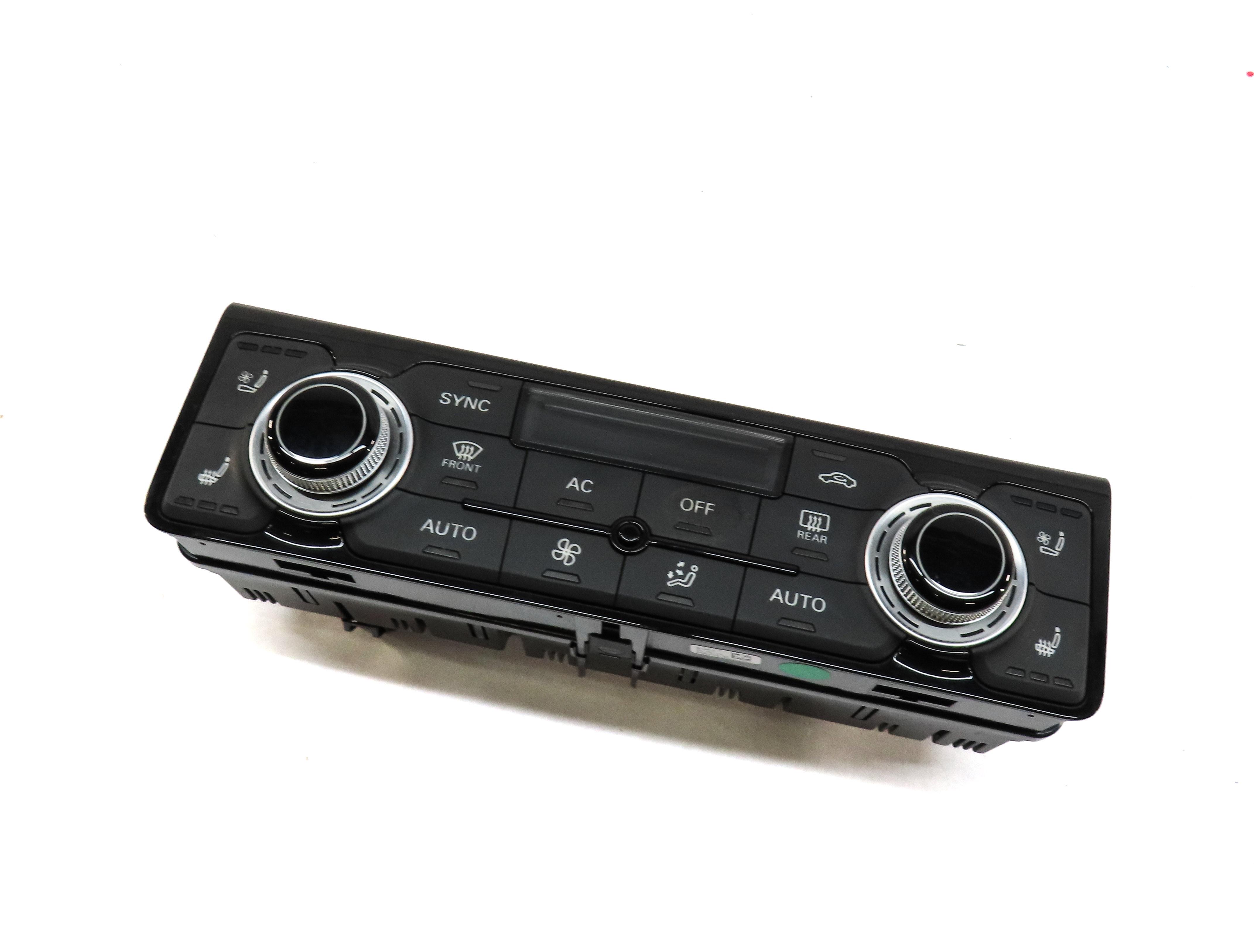 2011-2014 AUDI A8 S8 (D4 4H) FRONT HEATER A/C TEMPERATURE CONTROL (w/ SEAT VENT) — exact item pictured