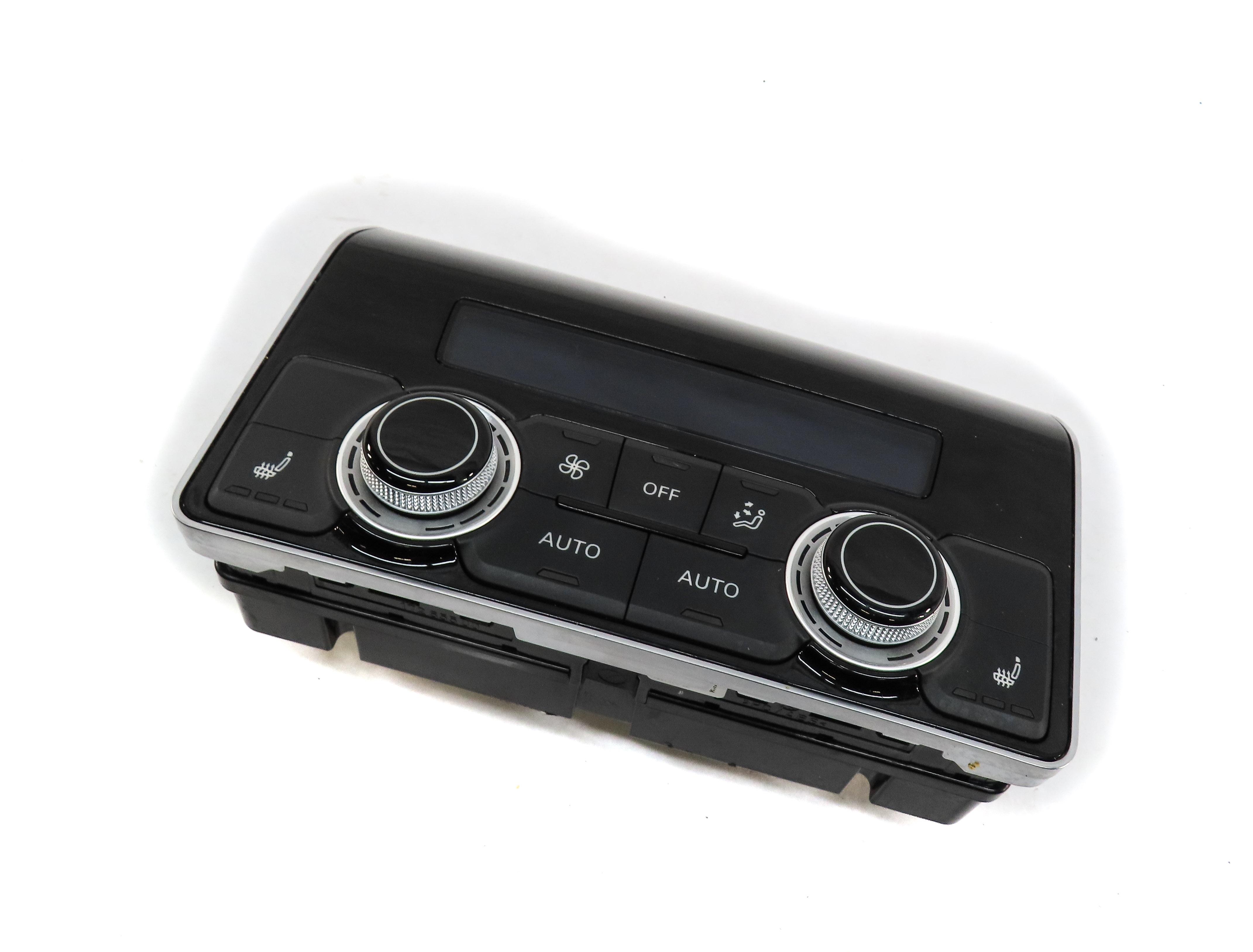 2011-2014 AUDI A8 S8 (D4 4H) REAR HEATER A/C TEMPERATURE CLIMATE CONTROL PANEL — exact item pictured