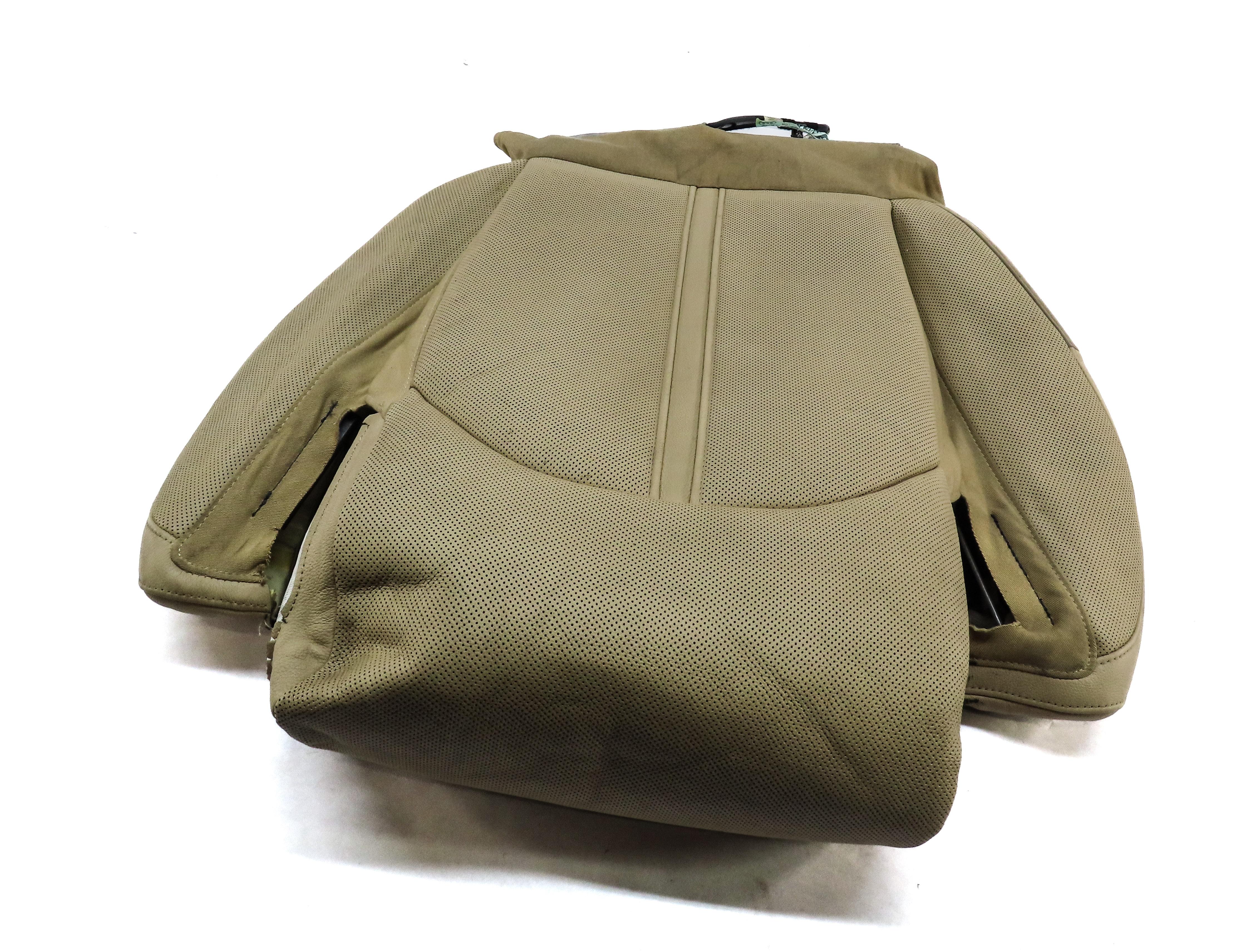 2011 AUDI A8 (D4 4H) FRONT RIGHT LOWER HEATED VENTED MASSAGE SEAT CUSHION BEIGE — exact item pictured