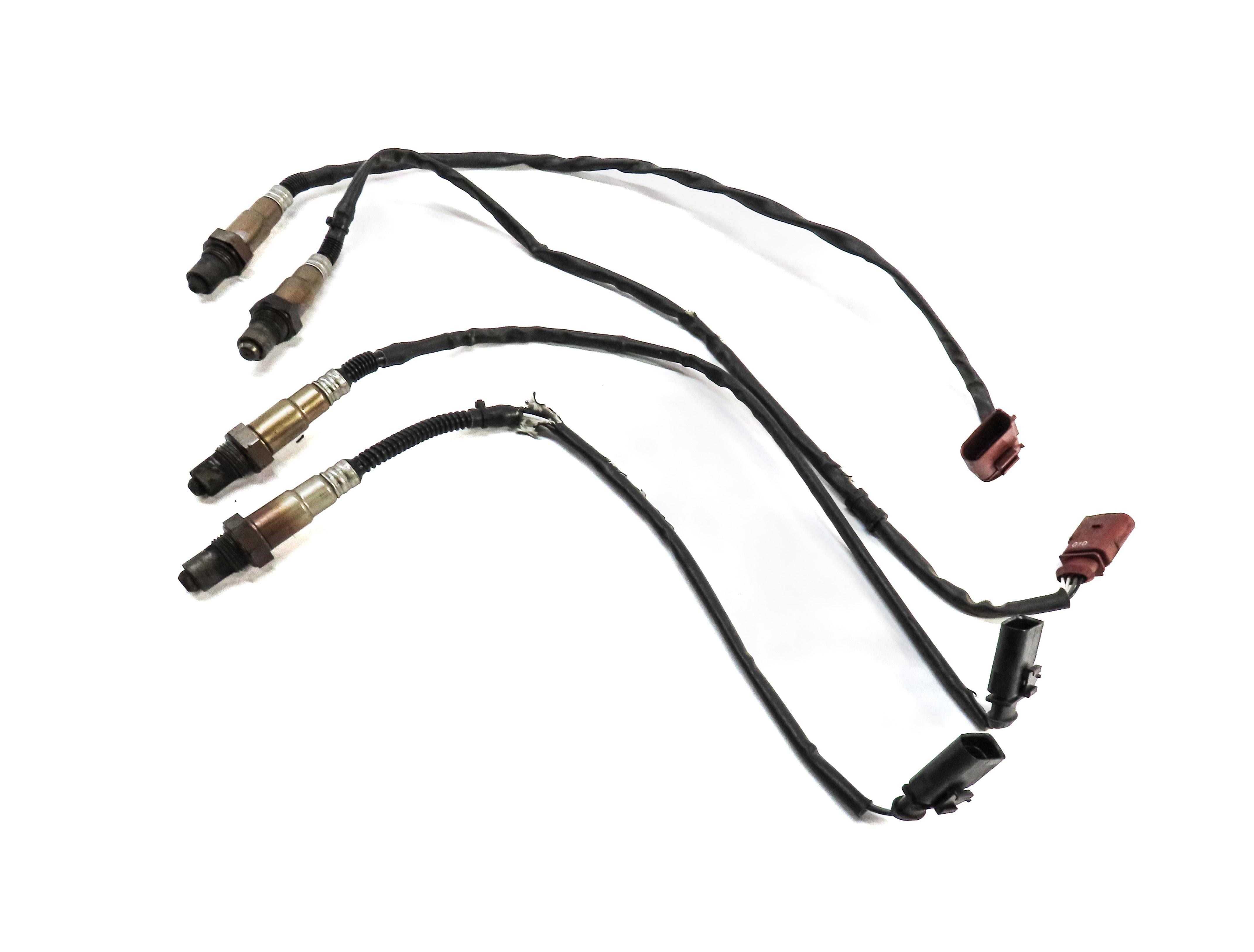 2011 AUDI A8 (D4 4H) 4.2L CDRA ENGINE PRE & POST CAT O2 OXYGENT SENSOR SET 4 — exact item pictured