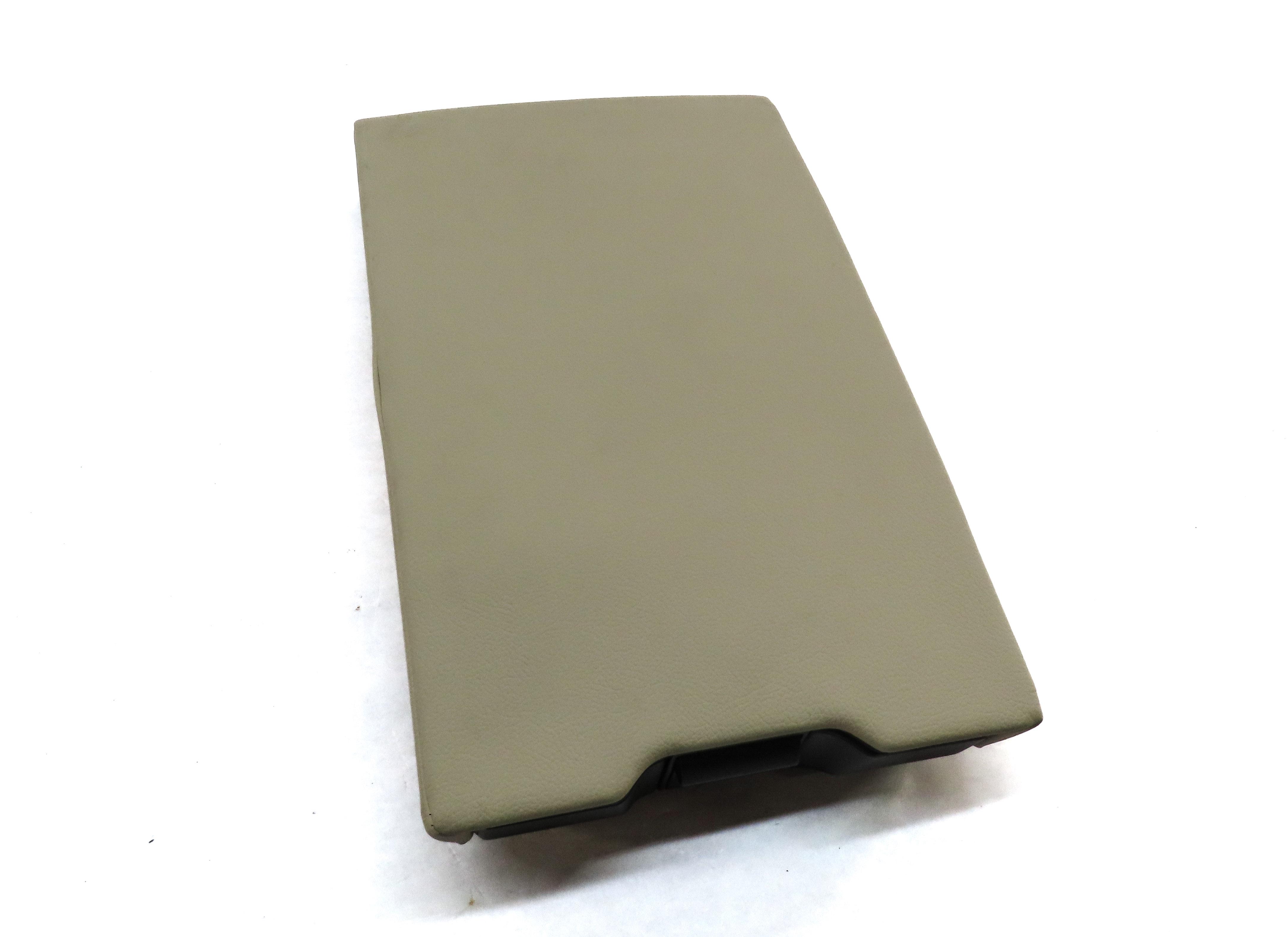 2018 AUDI A4 (B9 8W) REAR SEAT CENTER CONSOLE ARM ARMREST CUPHOLDER (BEIGE Z1) — exact item pictured