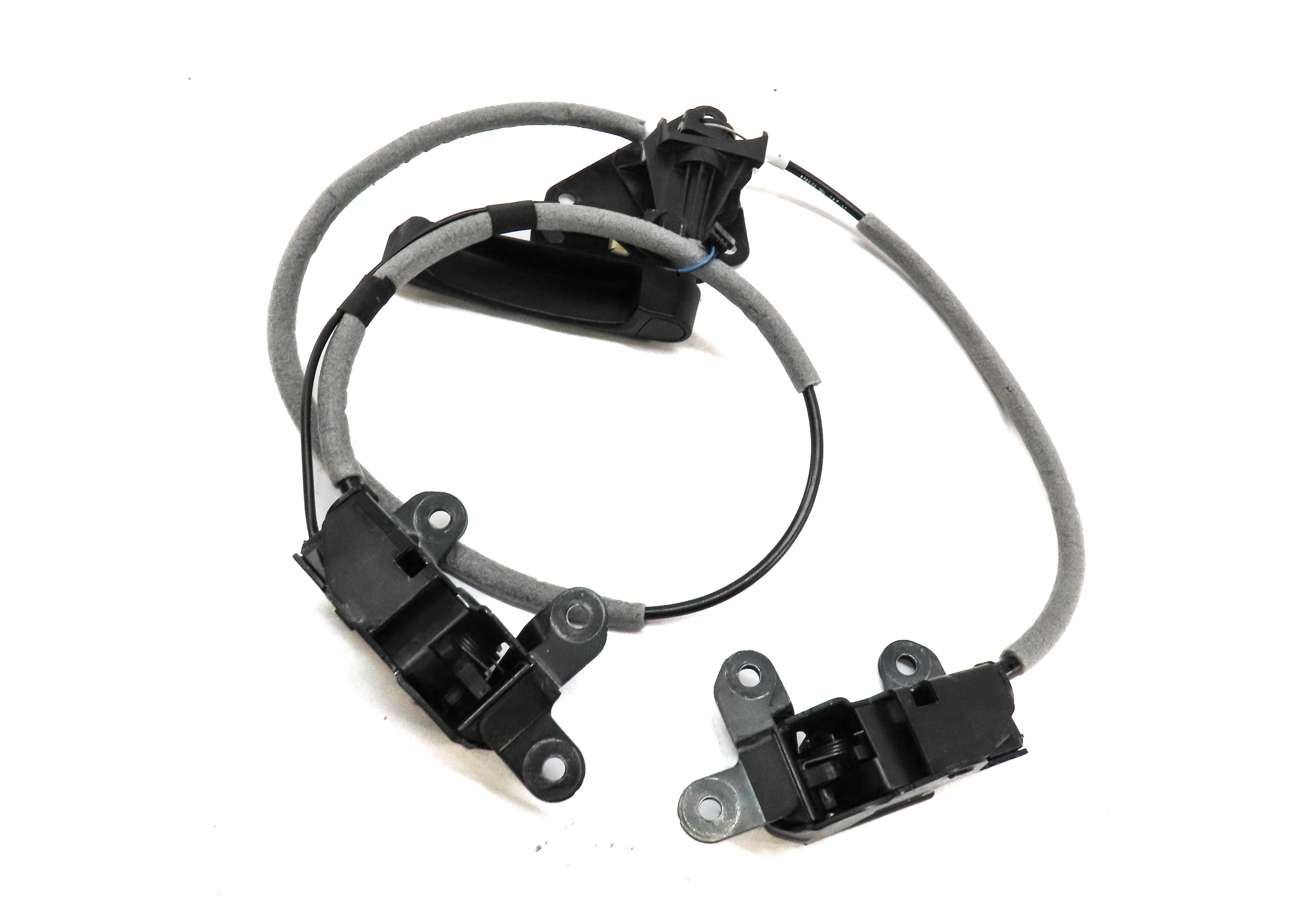 2012 BMW X5 (E70) REAR TAILGATE TRUNK LOWER LEFT & RIGHT LOCK LATCH SET w/ CABLE — exact item pictured